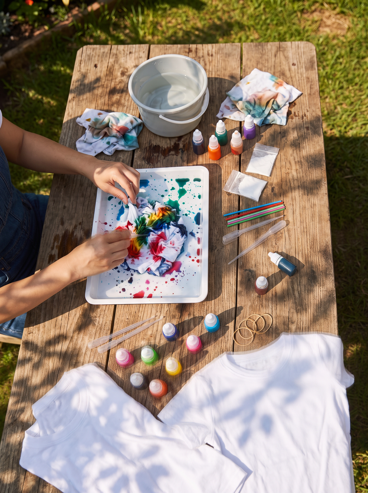 Mess Free Marbling Paint Kit lifestyle 2