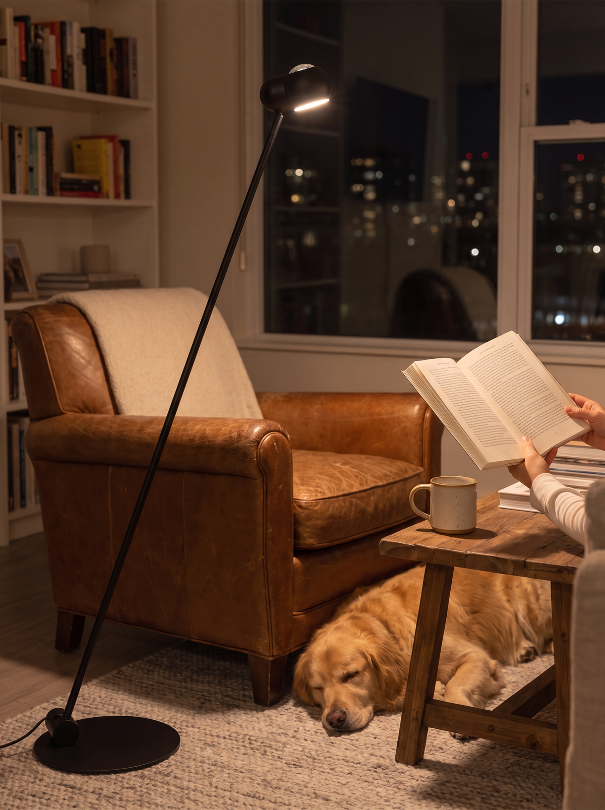 Dual Head Arch Floor Lamp lifestyle 3