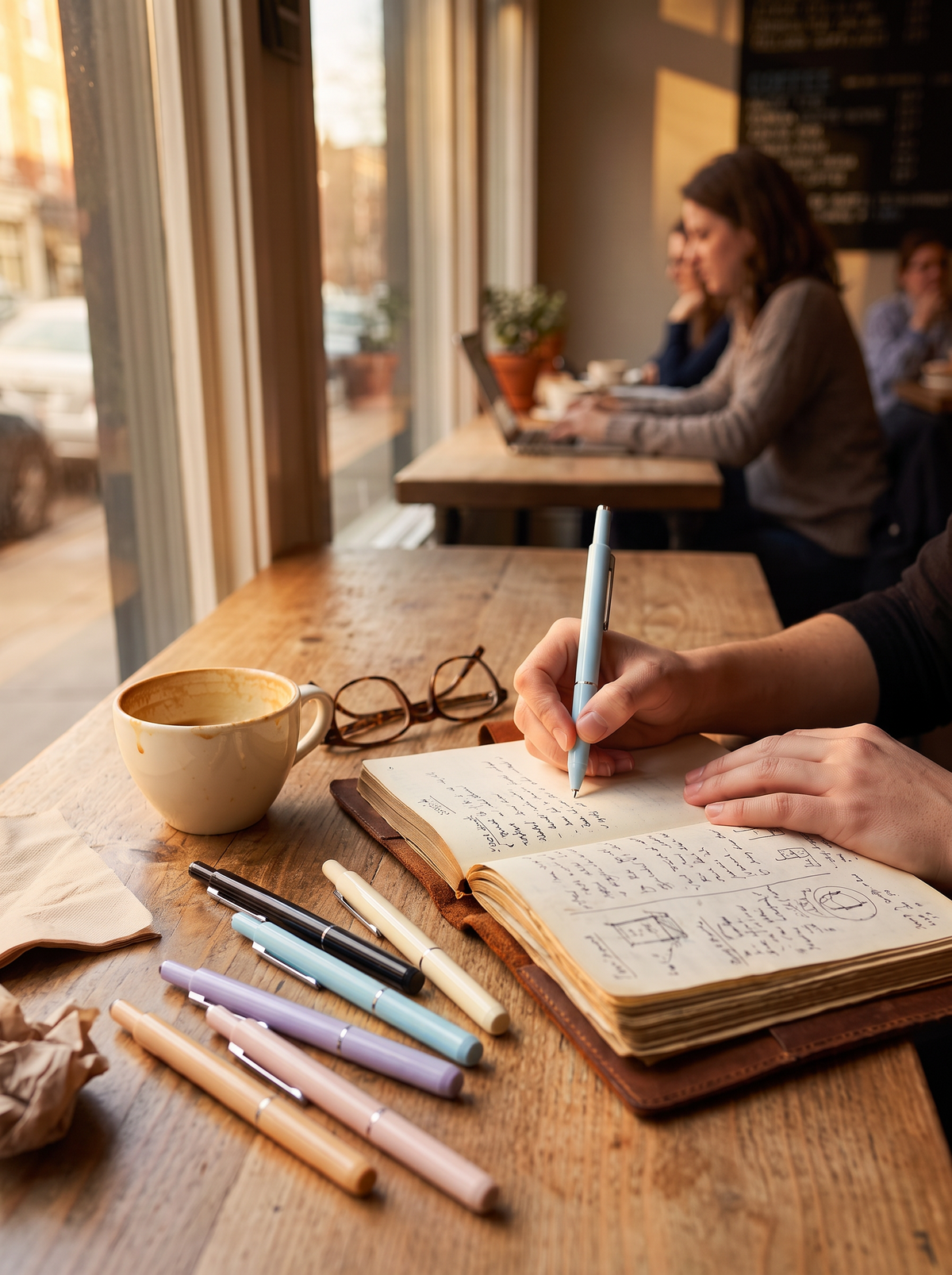 Retractable Ergonomic Fountain Pen lifestyle 3
