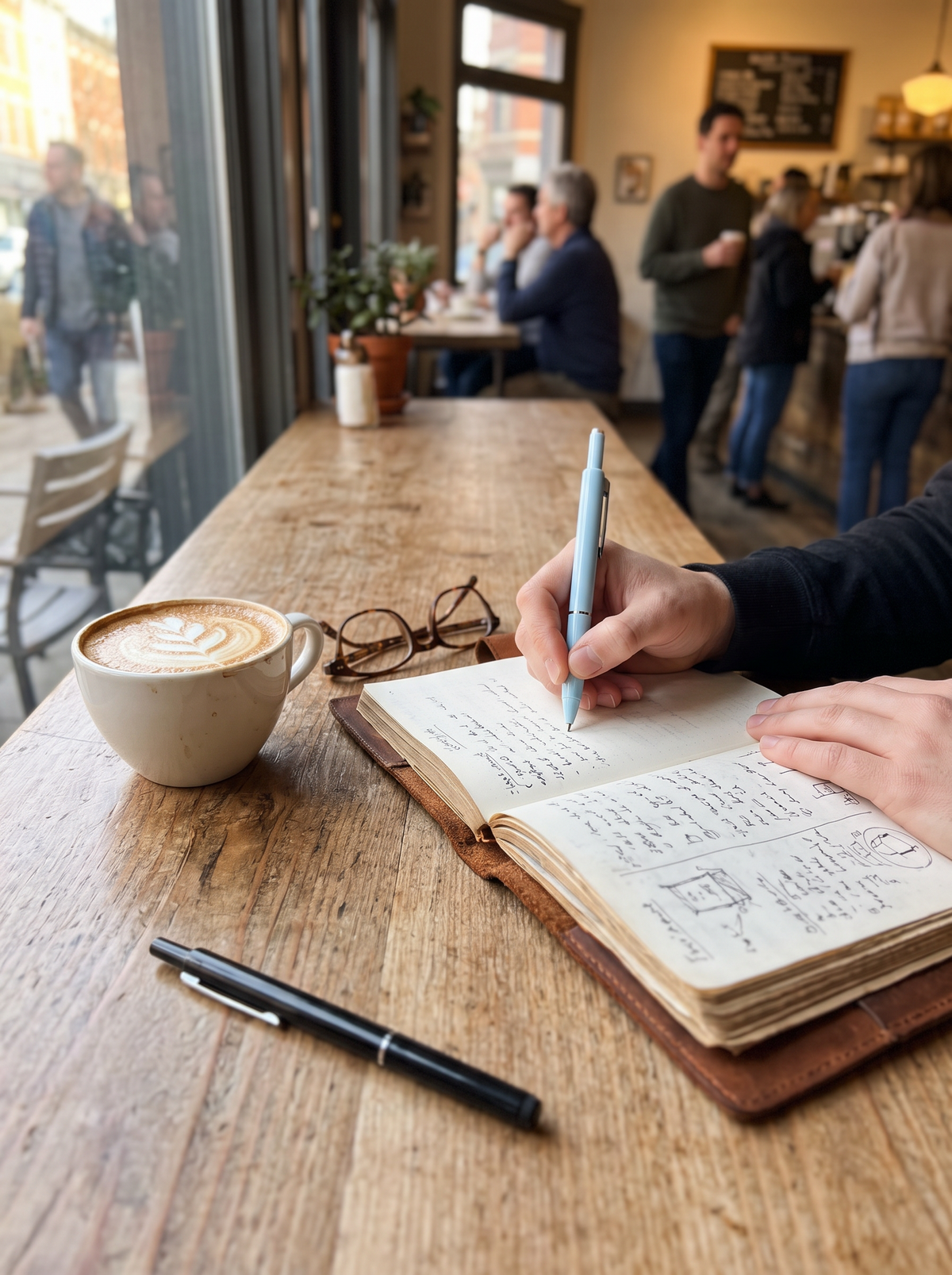 Retractable Ergonomic Fountain Pen lifestyle 2
