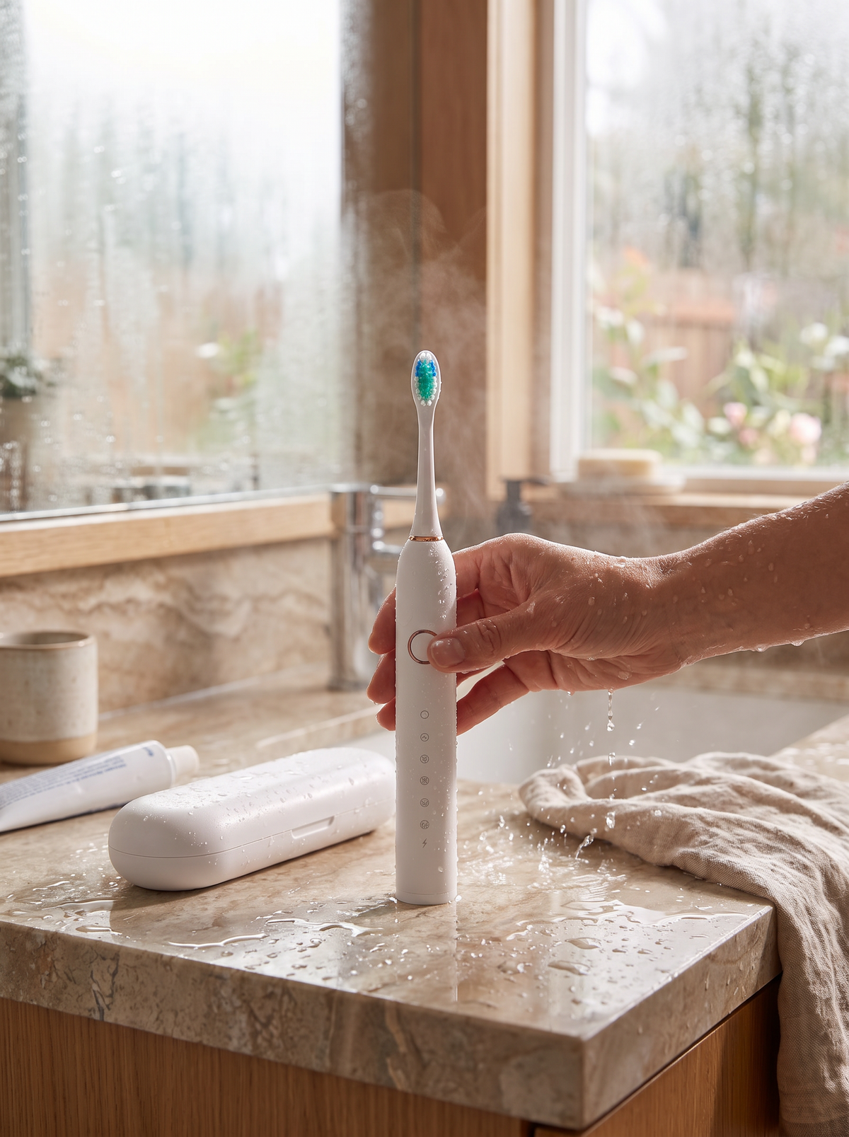 Rechargeable Electric Toothbrush lifestyle 2