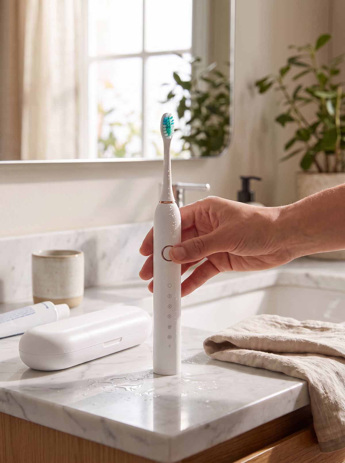 Rechargeable Electric Toothbrush lifestyle 3