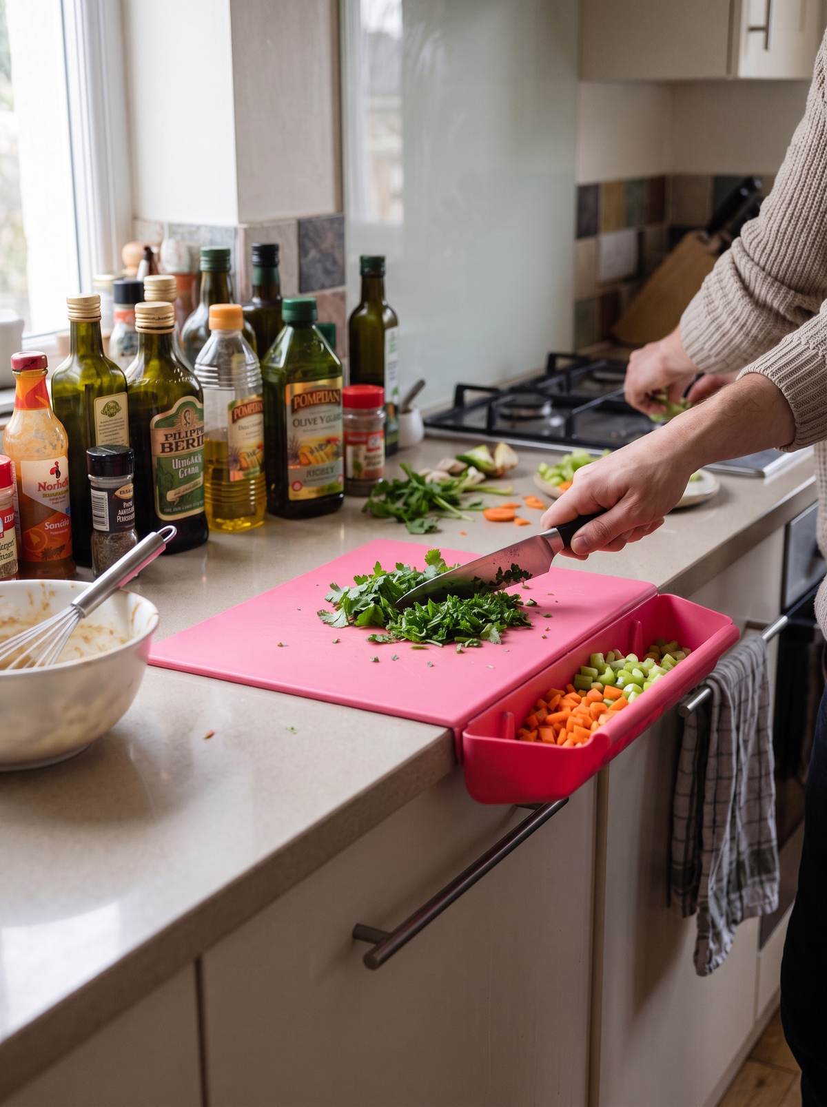 2 in 1 Chopping Board with Box lifestyle 3