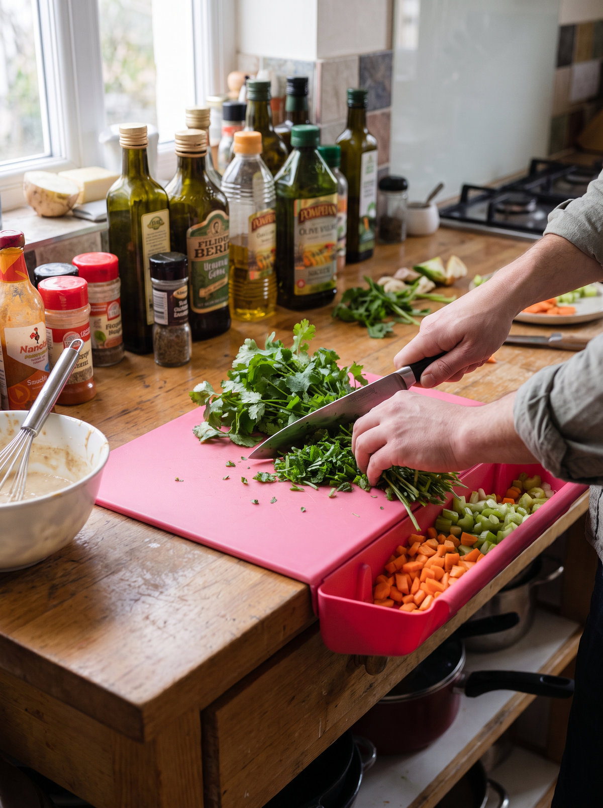 2 in 1 Chopping Board with Box lifestyle 1
