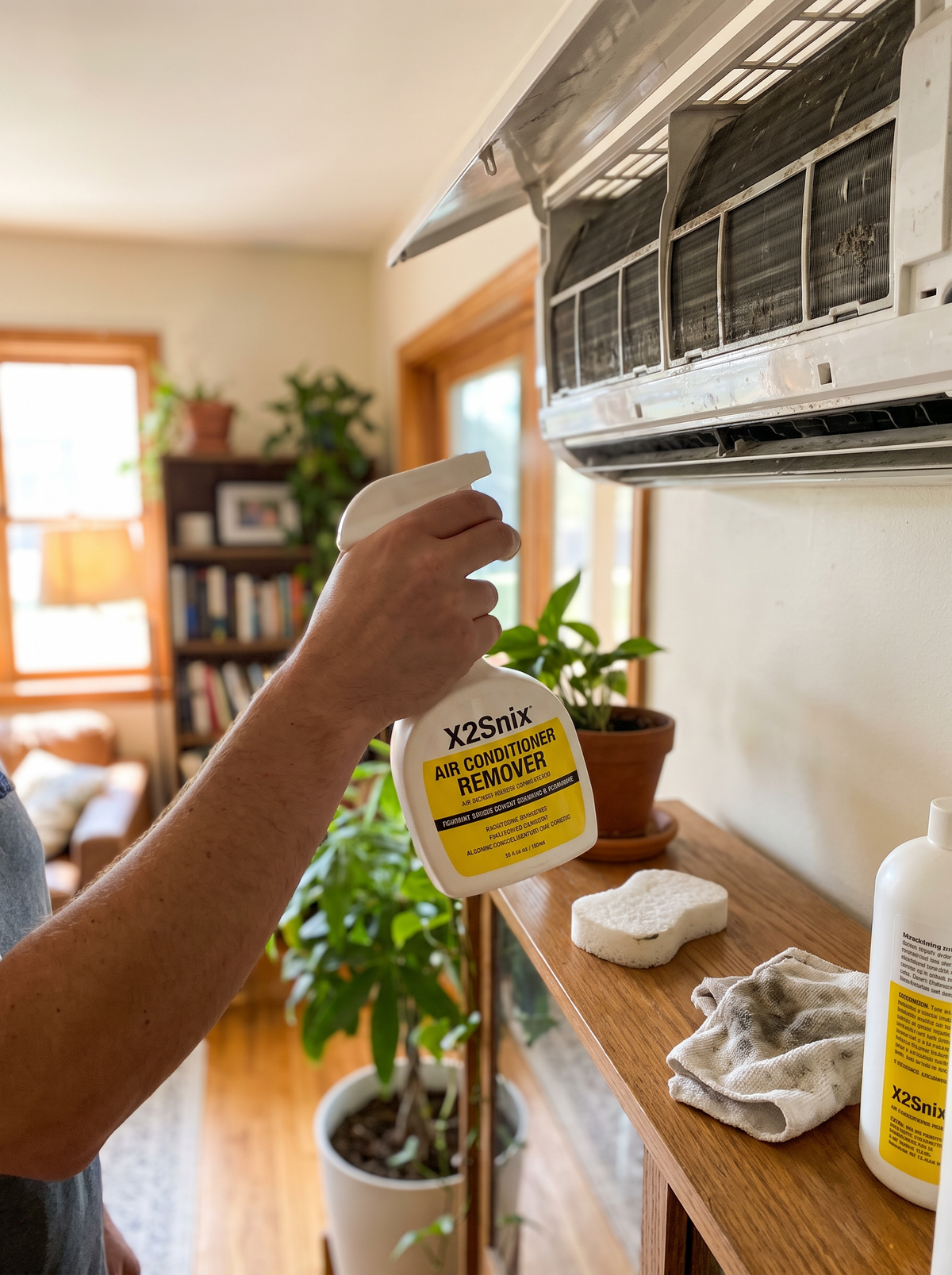 AC Cleaner 3 Bottles with Sponge lifestyle 3