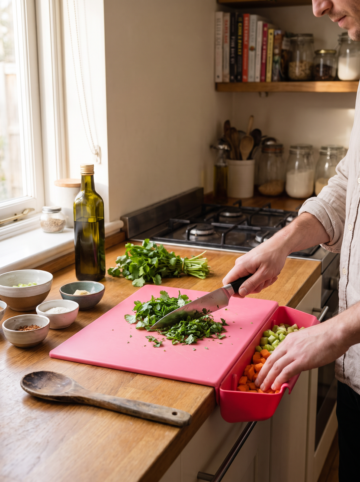 2 in 1 Chopping Board with Box lifestyle 2
