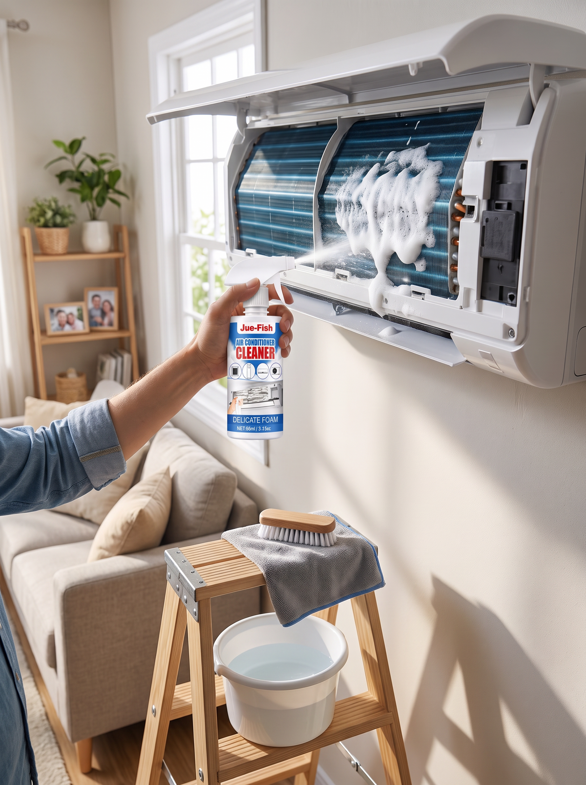 AC Cleaner Foam Spray 3 Bottles lifestyle 3