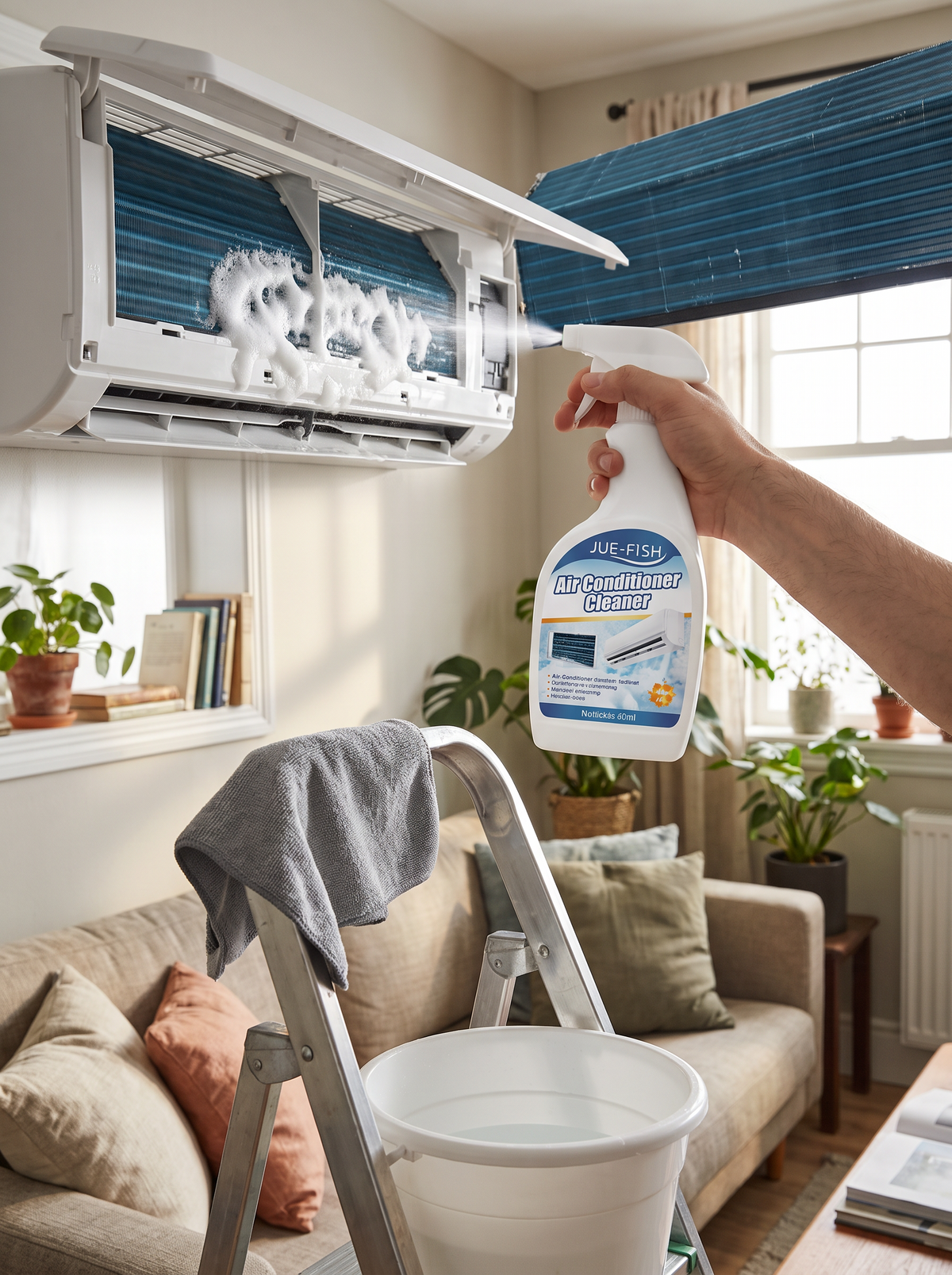 AC Cleaner Foam Spray 3 Bottles lifestyle 1