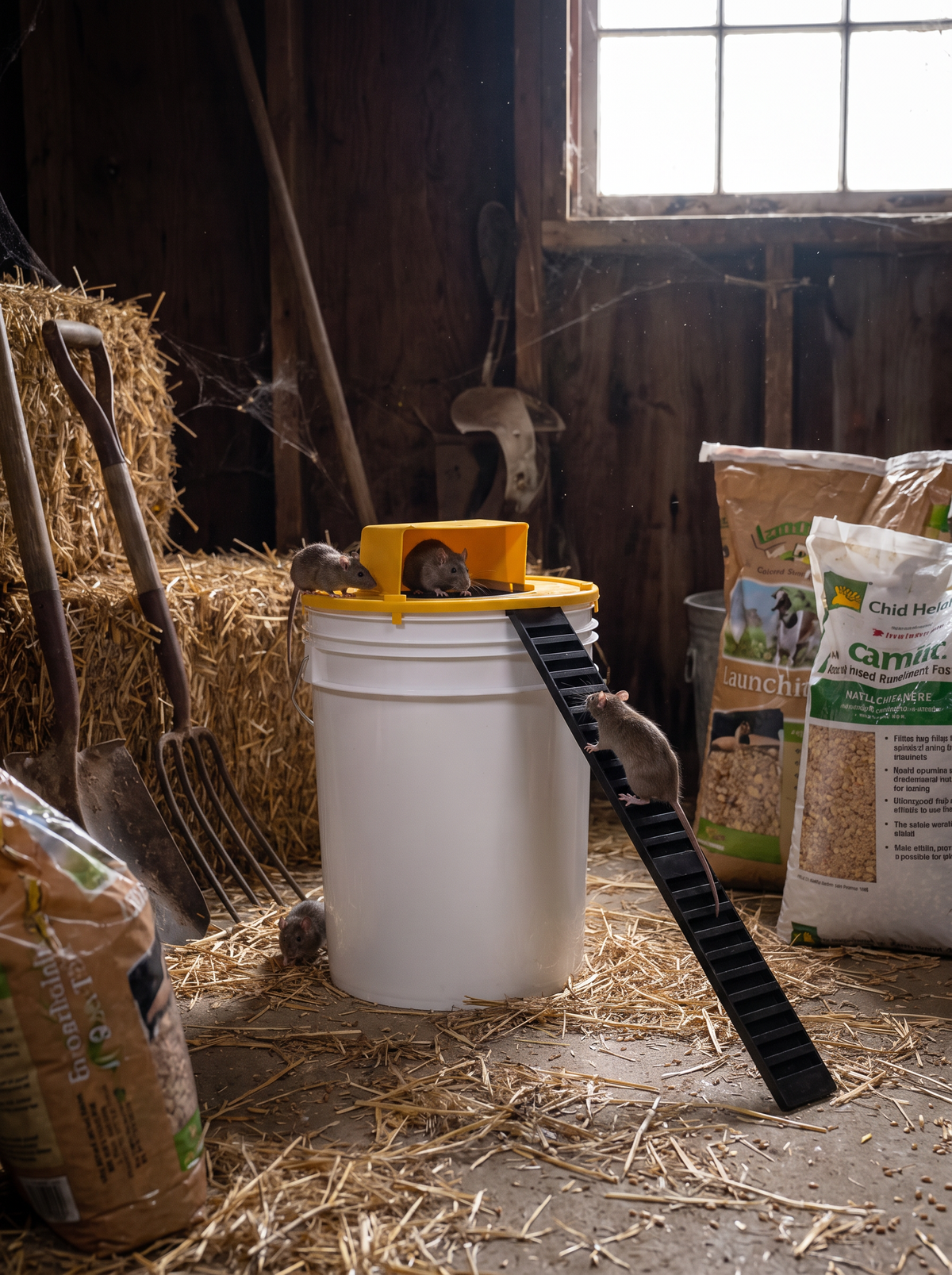 Automatic Bucket Mouse Trap lifestyle 2