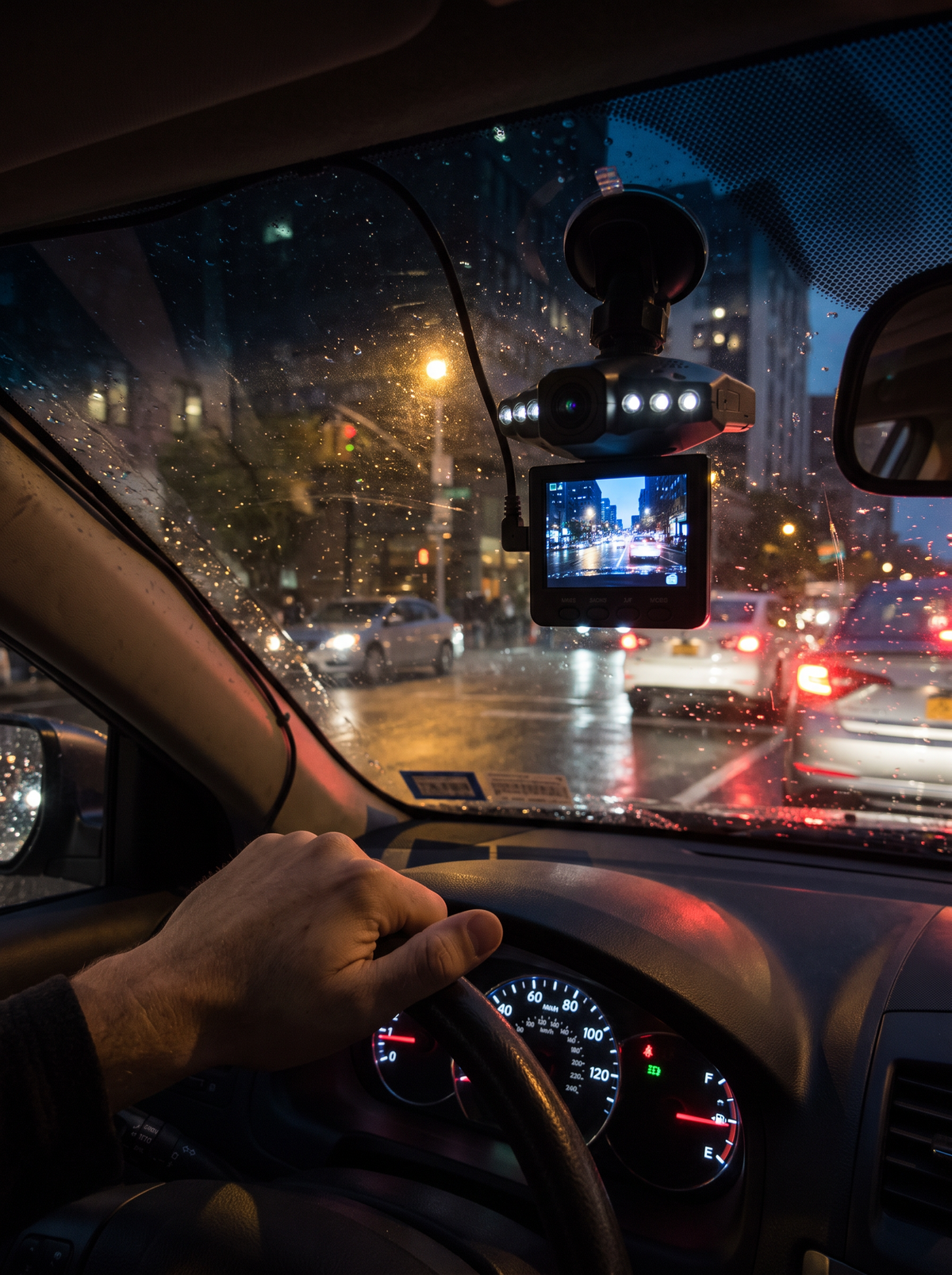 4K Night Vision Dash Cam lifestyle 1