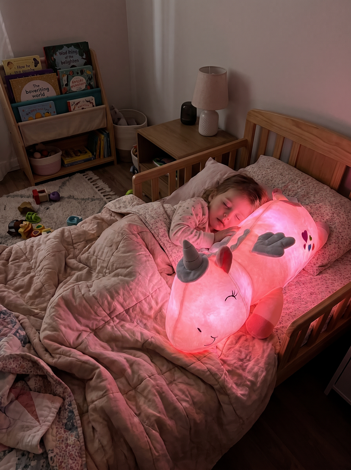 Rainbow LED Plush Night Light lifestyle 2