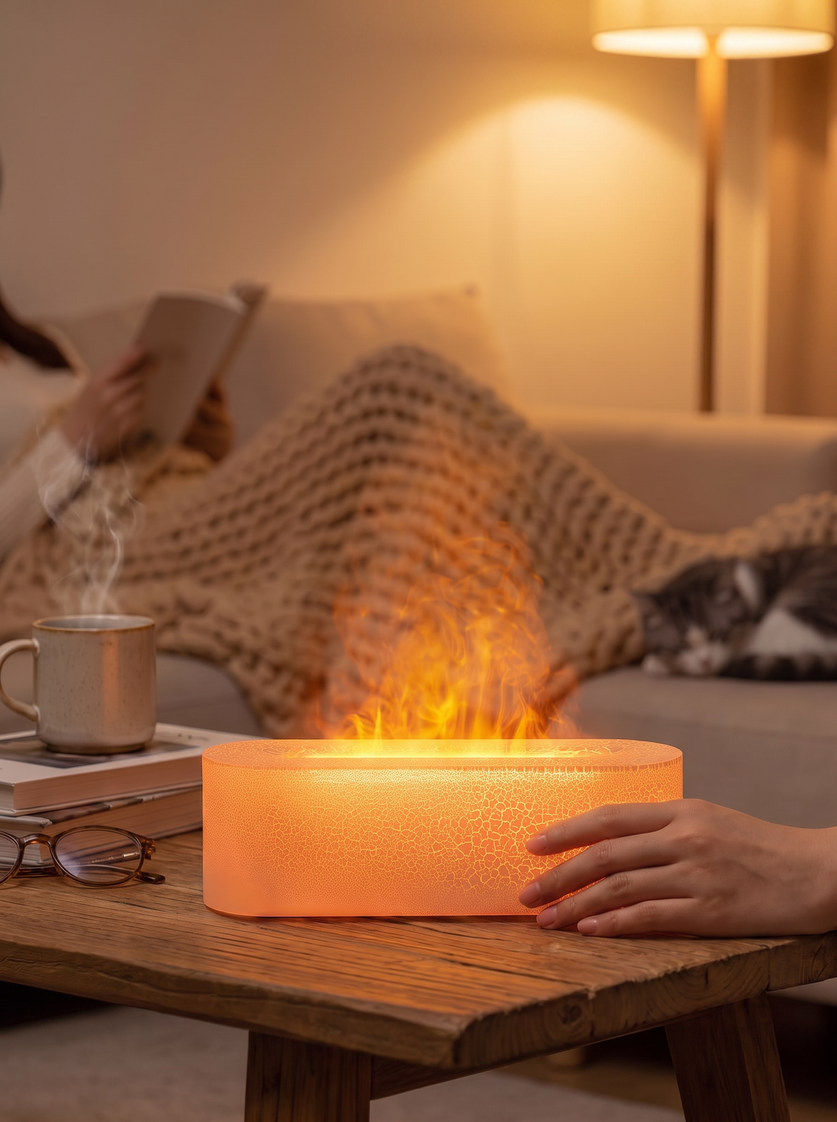 Color Changing Humidifier Lamp lifestyle 1