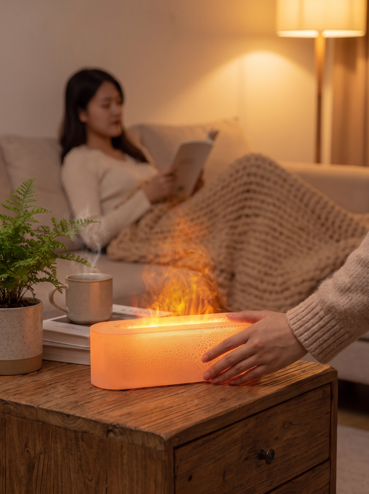 Color Changing Humidifier Lamp lifestyle 2