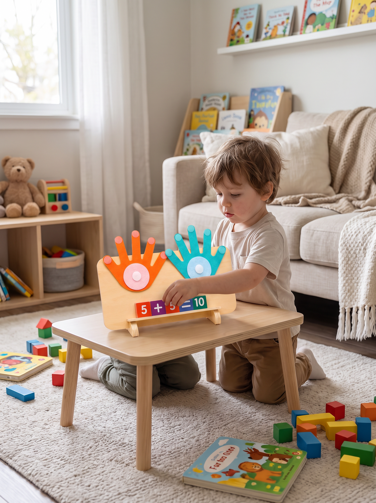 Wooden Finger Counting Game lifestyle 3