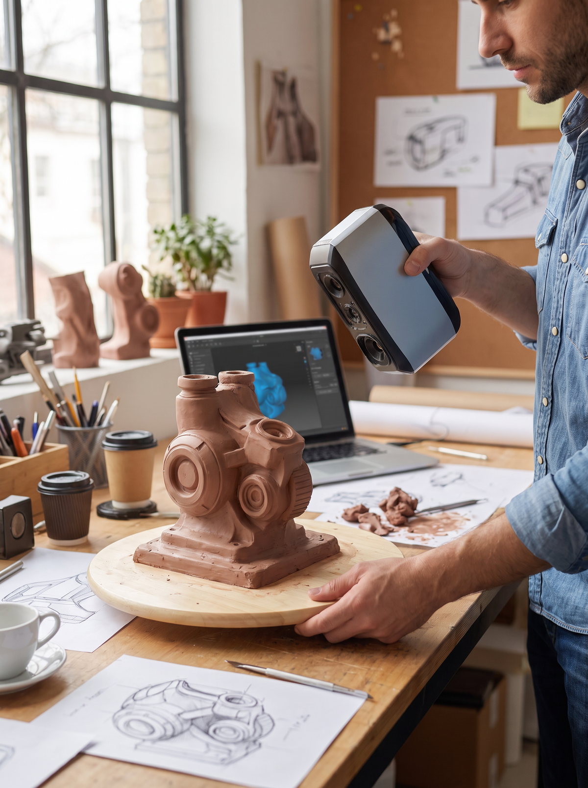Portable Desktop 3D Scanner lifestyle 2