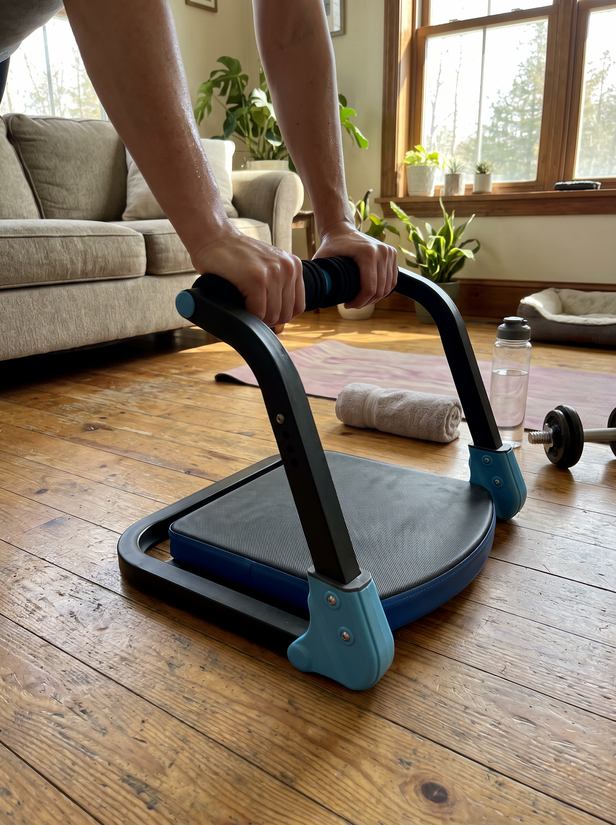 Adjustable Iron Ab Trainer lifestyle 2