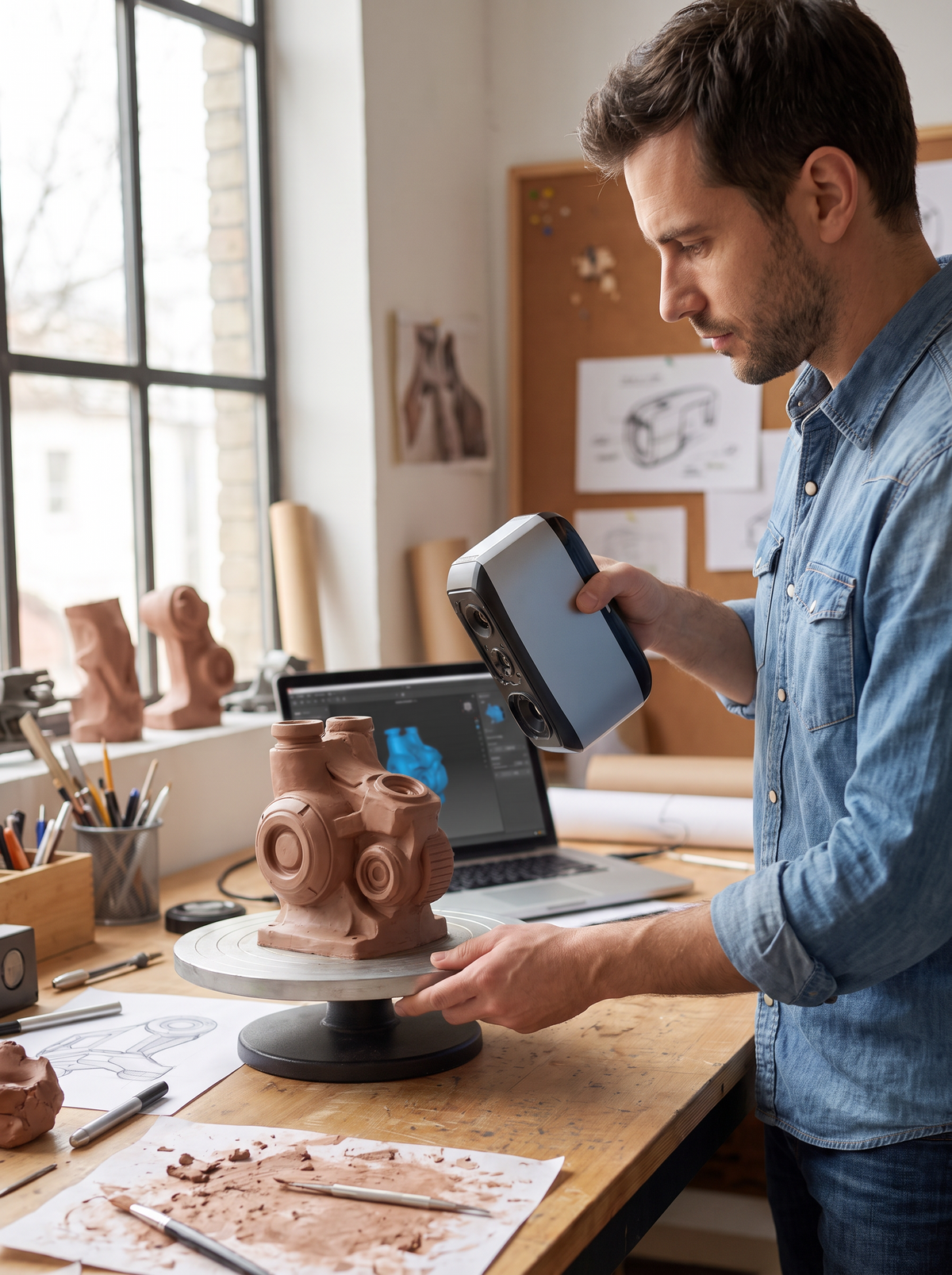 Portable Desktop 3D Scanner lifestyle 1