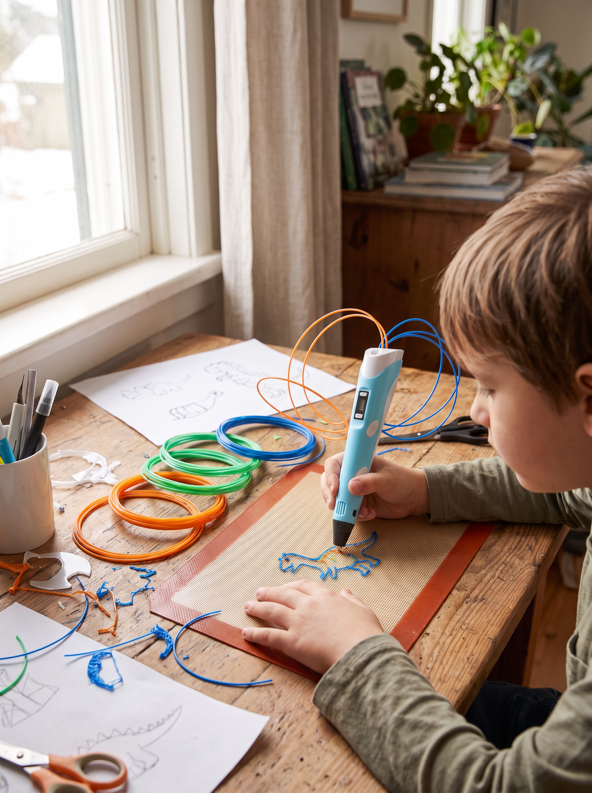 3D Printing Pen Drawing Tool lifestyle 2