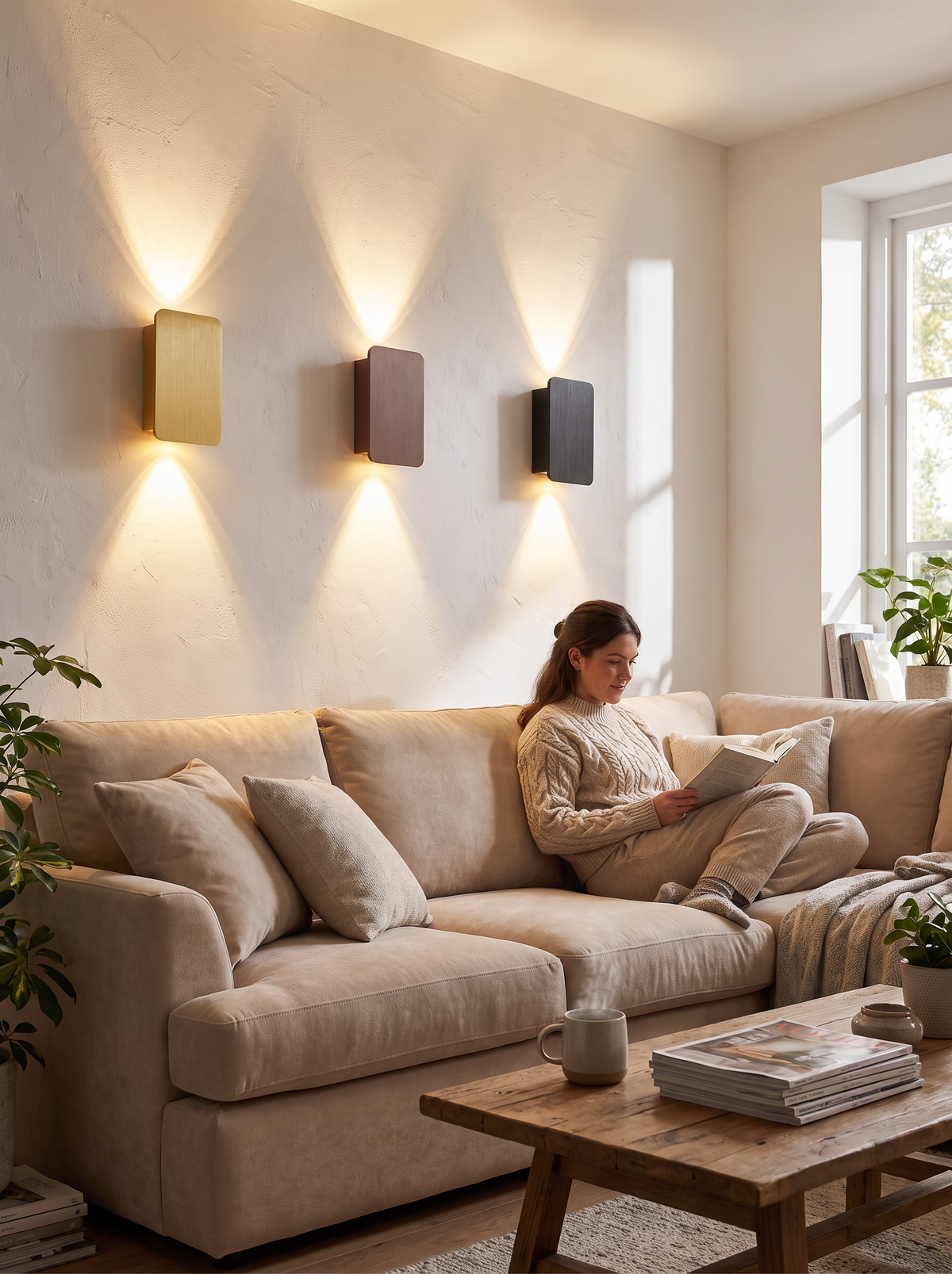 Square Modern Wall Lamp lifestyle 2