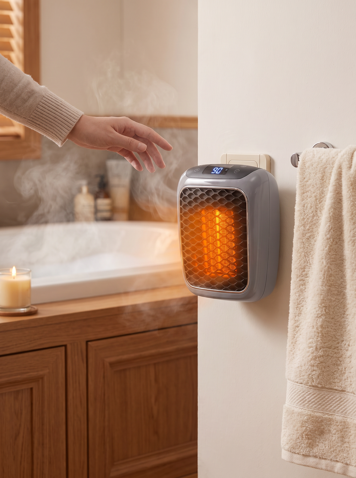 Oscillating Portable Space Heater lifestyle 1