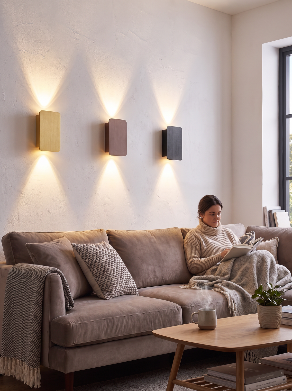 Square Modern Wall Lamp lifestyle 1