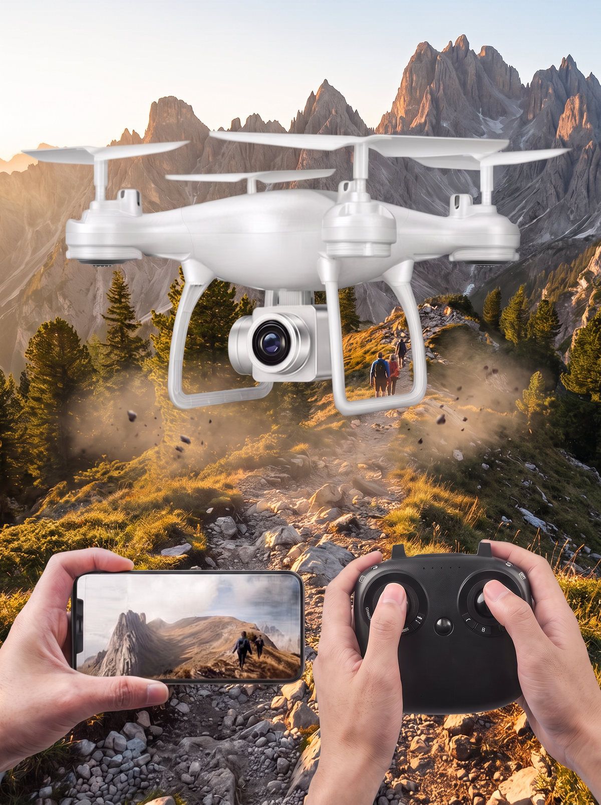 Foldable 4K Camera Drone lifestyle 3