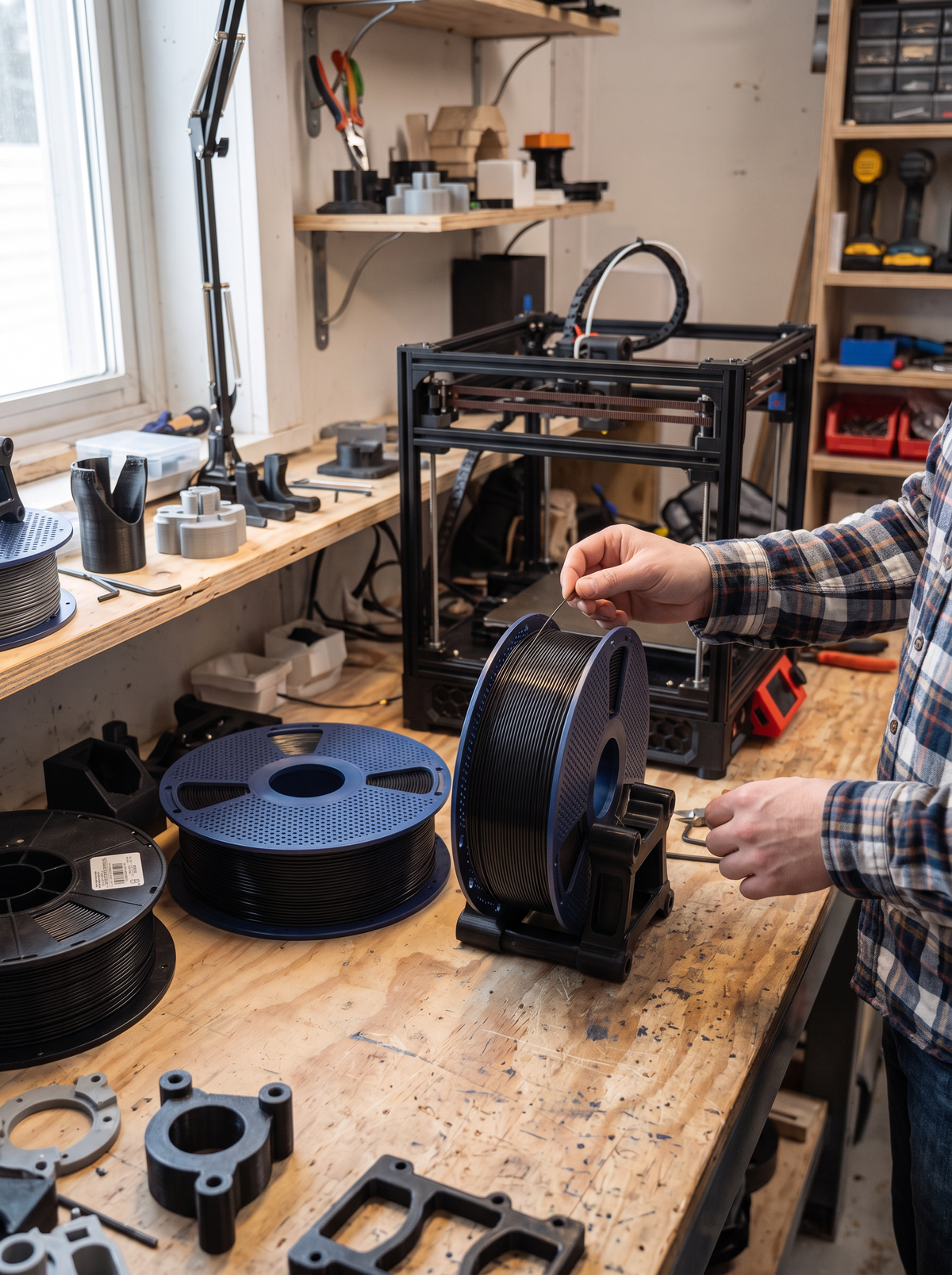 PETG 3D Printer Filament Spool lifestyle 2