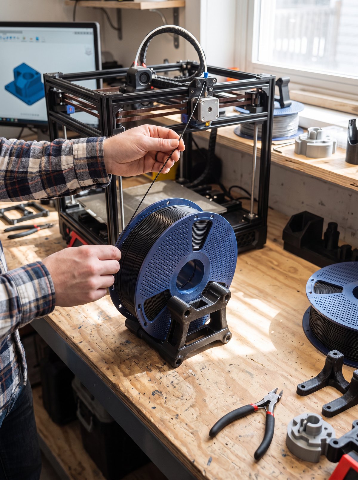 PETG 3D Printer Filament Spool lifestyle 3