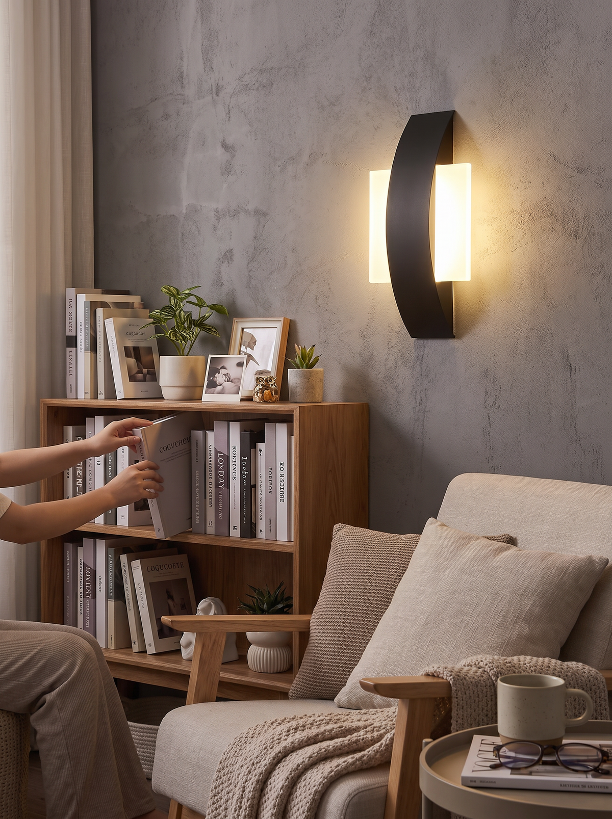 Acrylic Minimalist Wall Lamp lifestyle 3