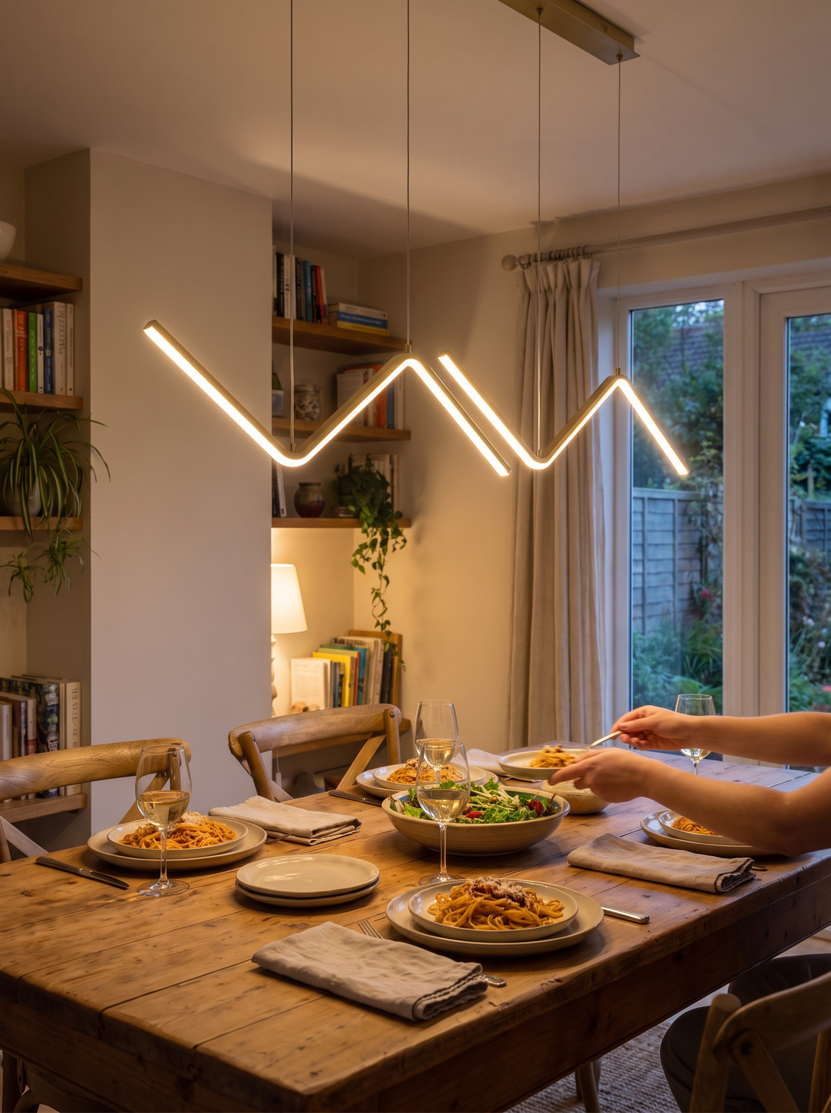 Aluminium Dining Pendant Lamp lifestyle 2