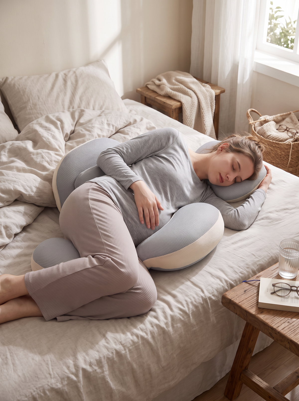 Adjustable Pregnancy Support Pillow lifestyle 3