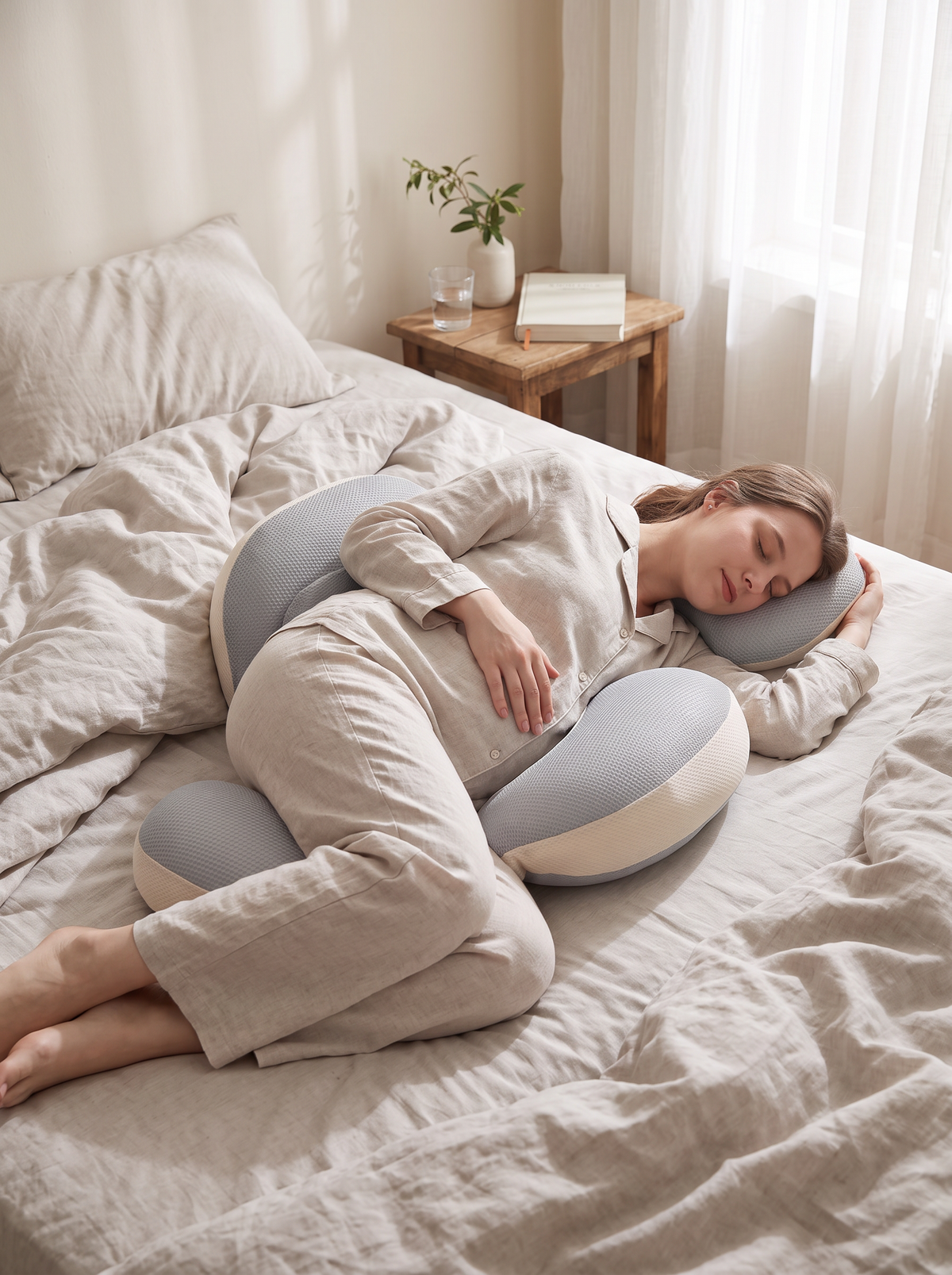 Adjustable Pregnancy Support Pillow lifestyle 2