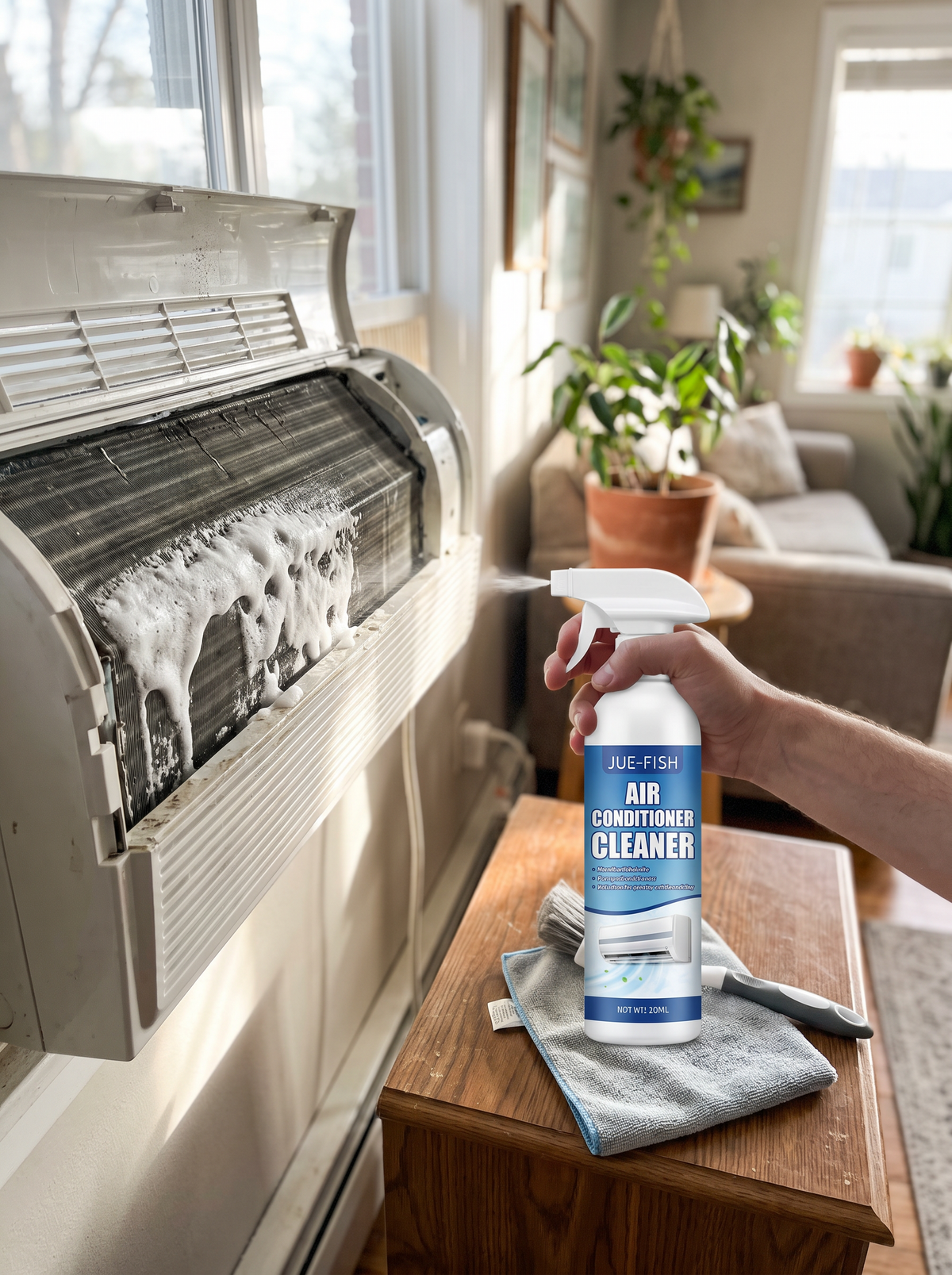 Air Conditioner Cleaner Foam Spray lifestyle 3