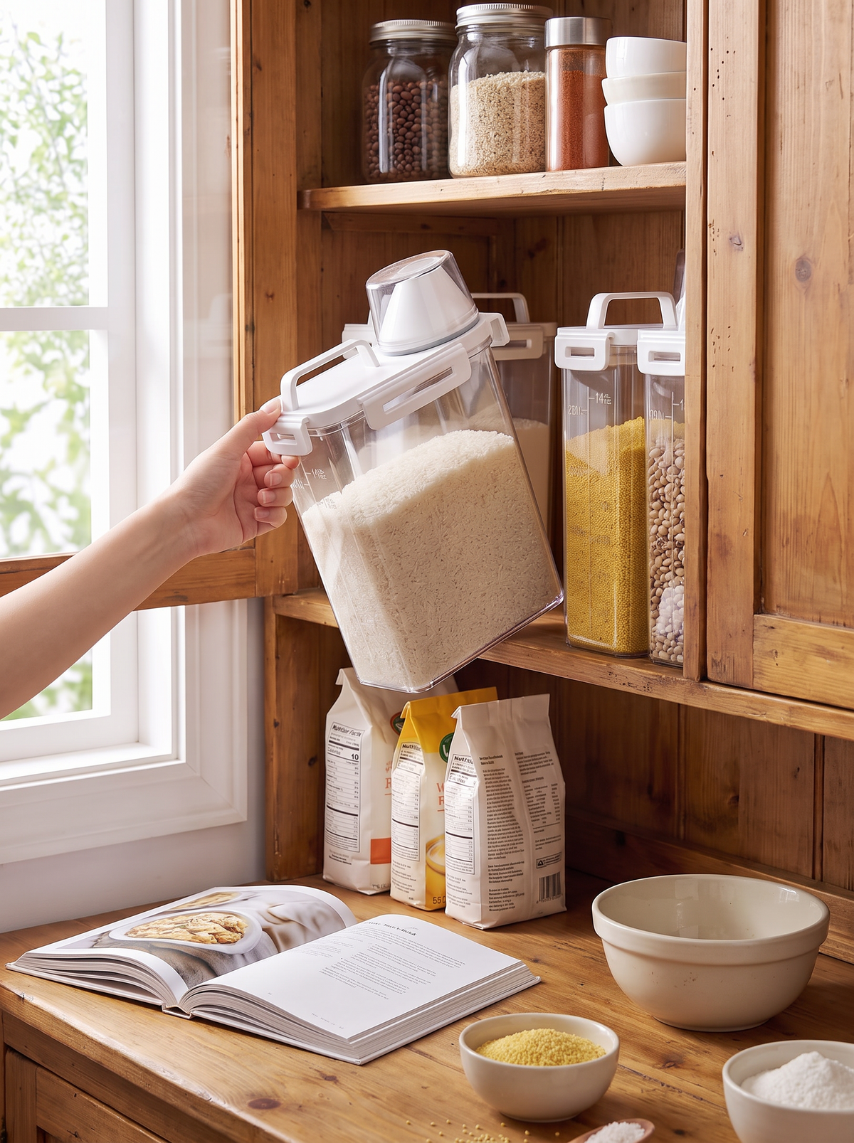 2.5L Airtight Grain Container lifestyle 3