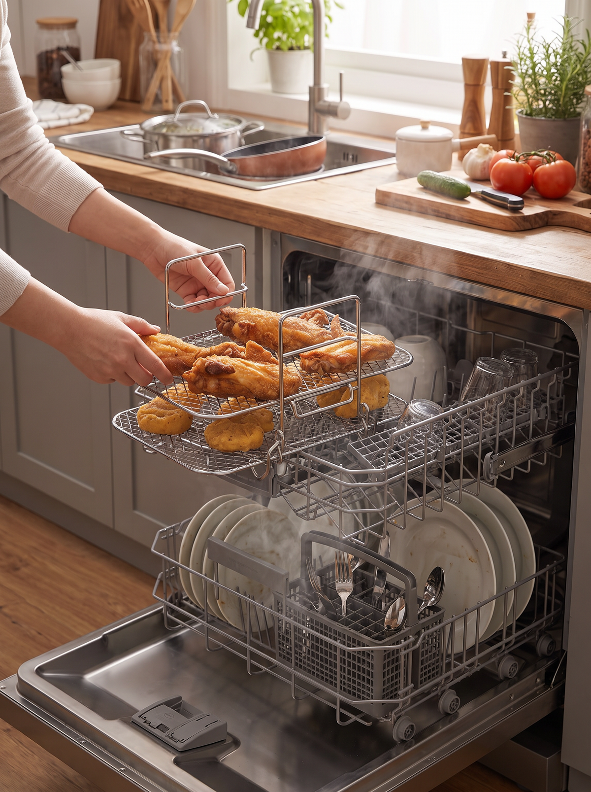 Stackable Air Fryer Rack lifestyle 3