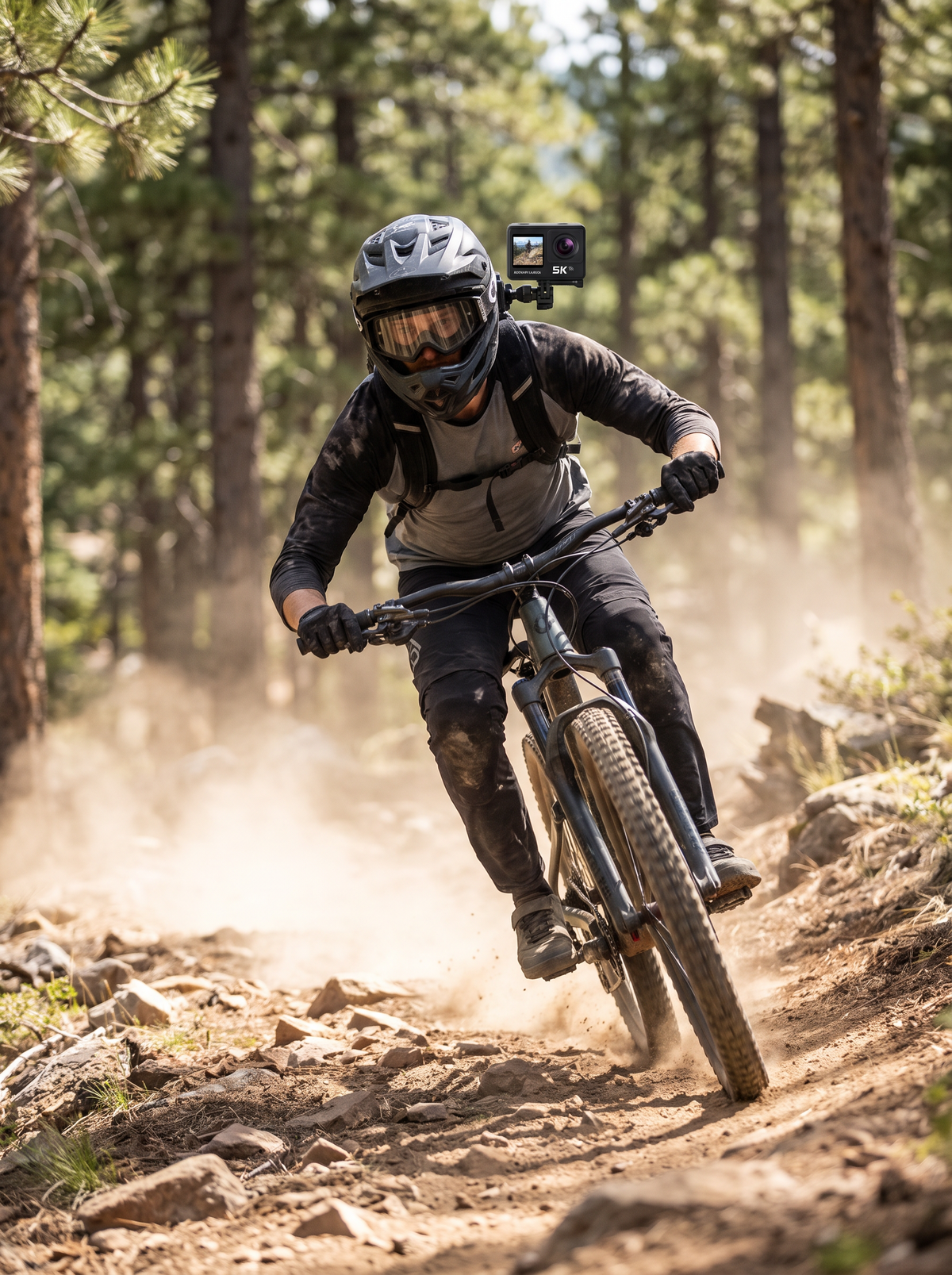 5K Waterproof Action Camera Kit lifestyle 2