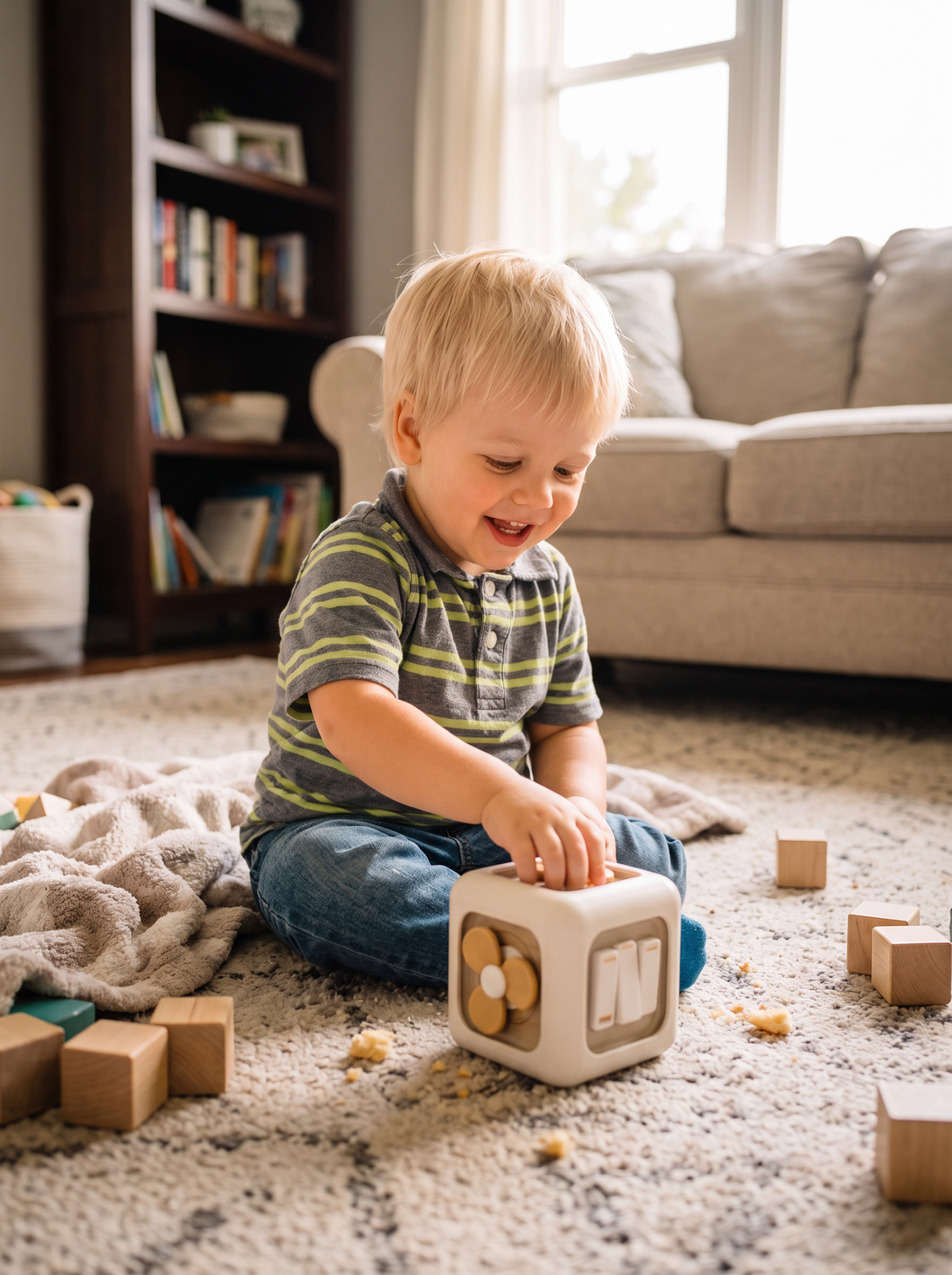 Toddler Sensory Activity Cube lifestyle 3