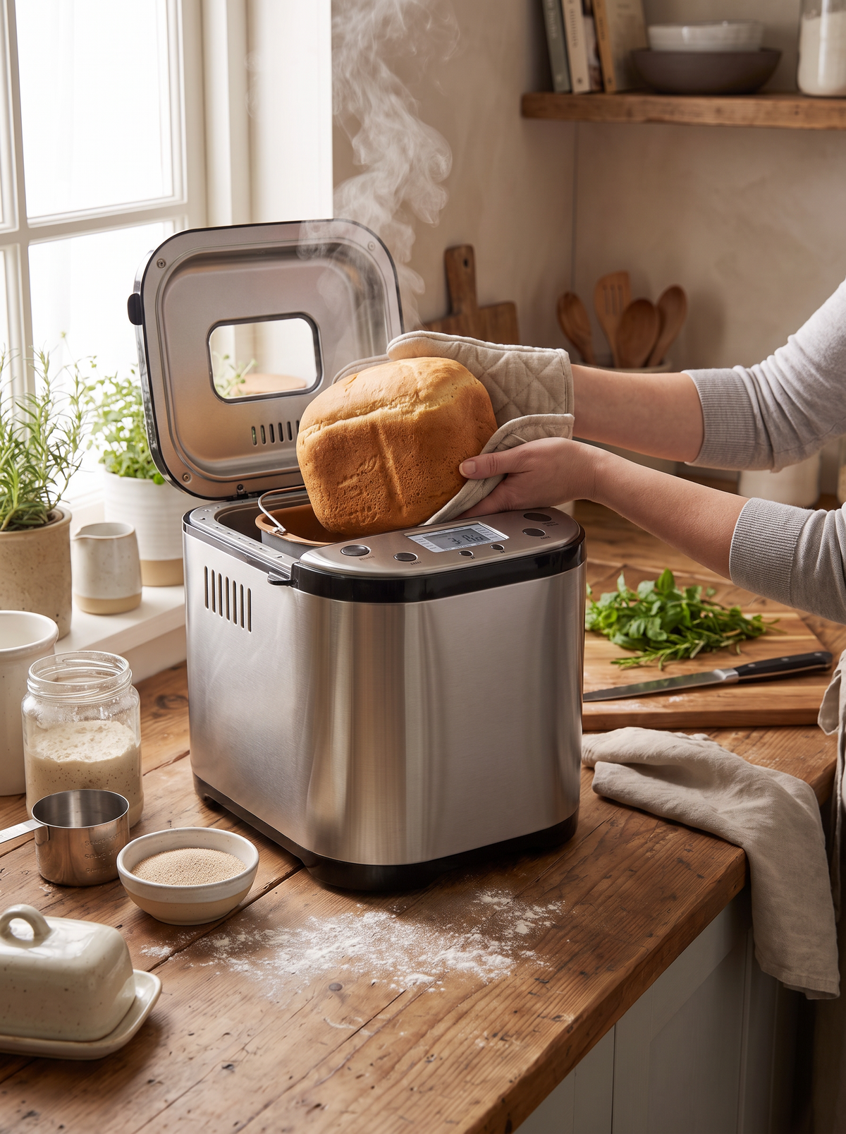 Digital Automatic Bread Maker lifestyle 1