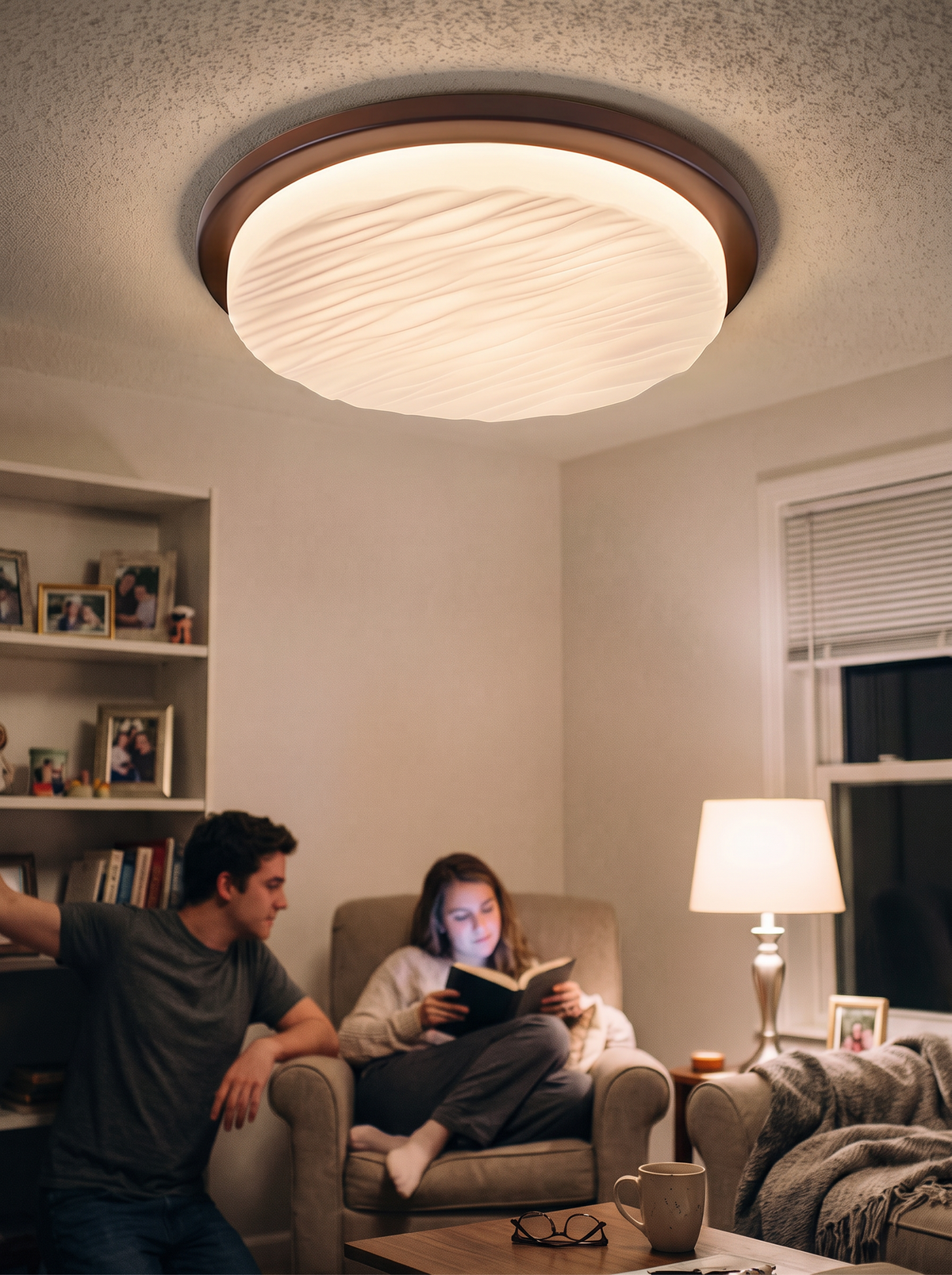 Art Deco LED Ceiling Light lifestyle 3