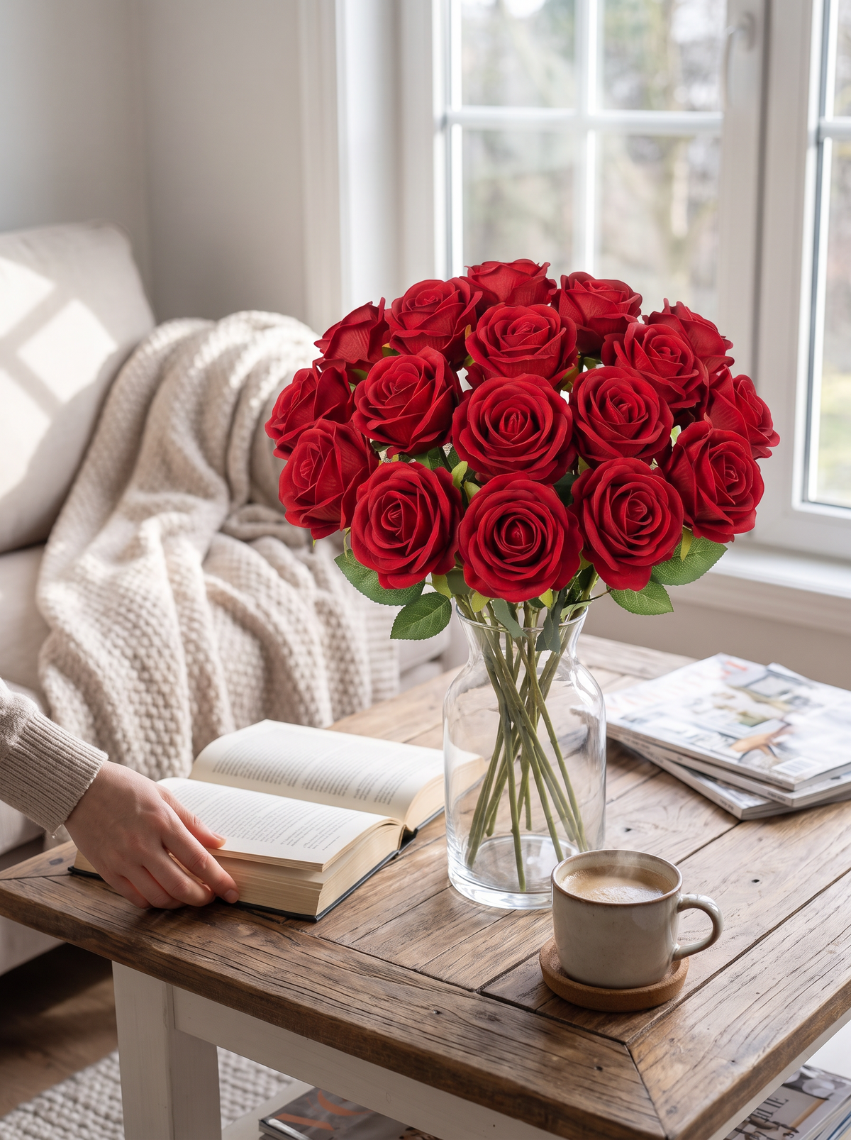 Artificial Flower Bouquet Set lifestyle 1