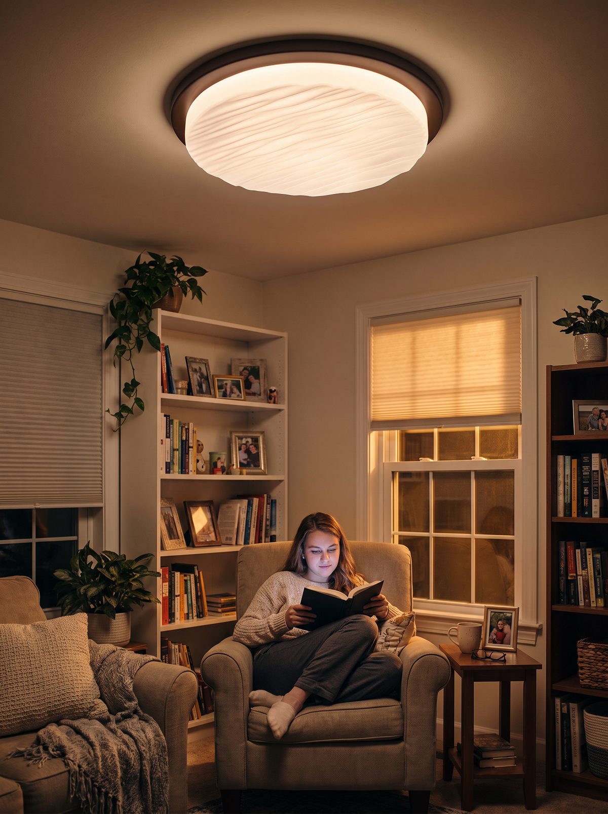 Art Deco LED Ceiling Light lifestyle 1