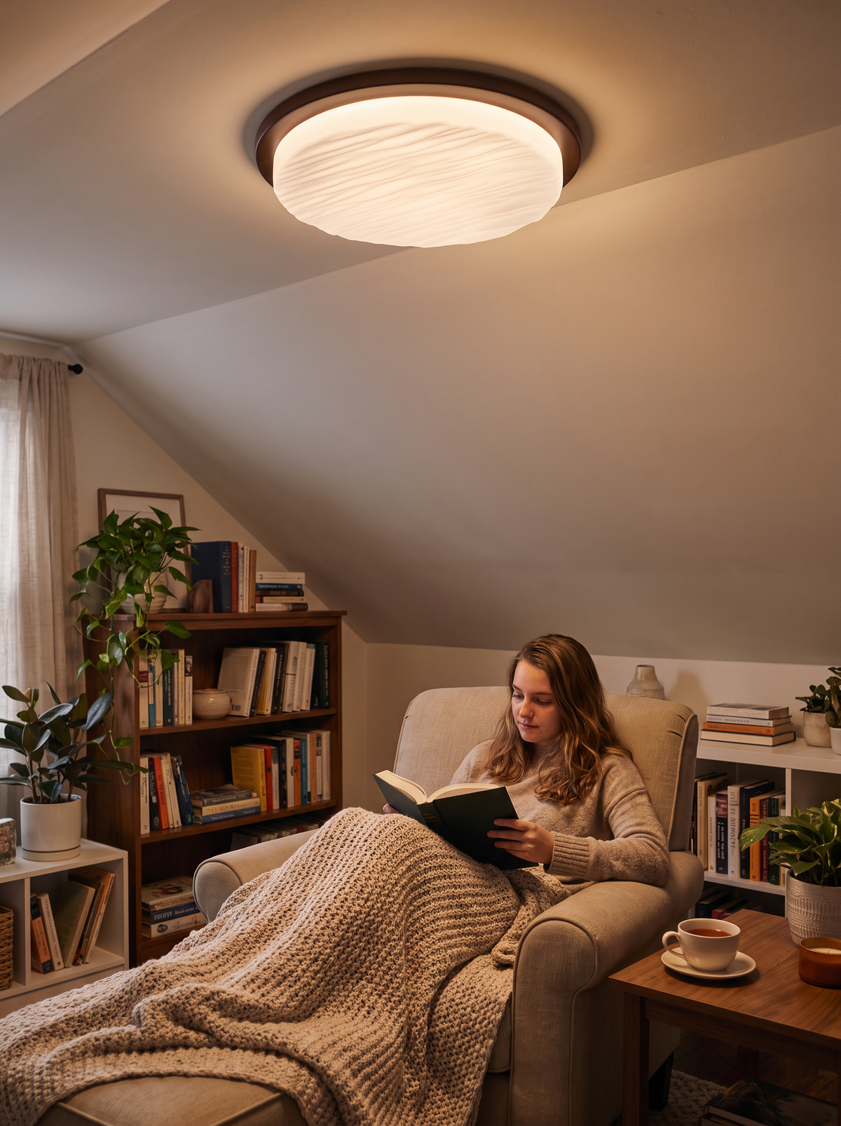 Art Deco LED Ceiling Light lifestyle 2