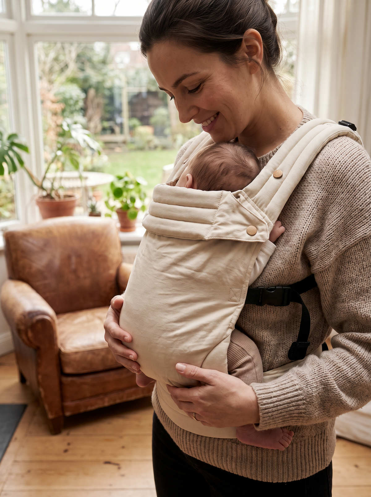 Ergonomic Infant Carrier Sling lifestyle 1