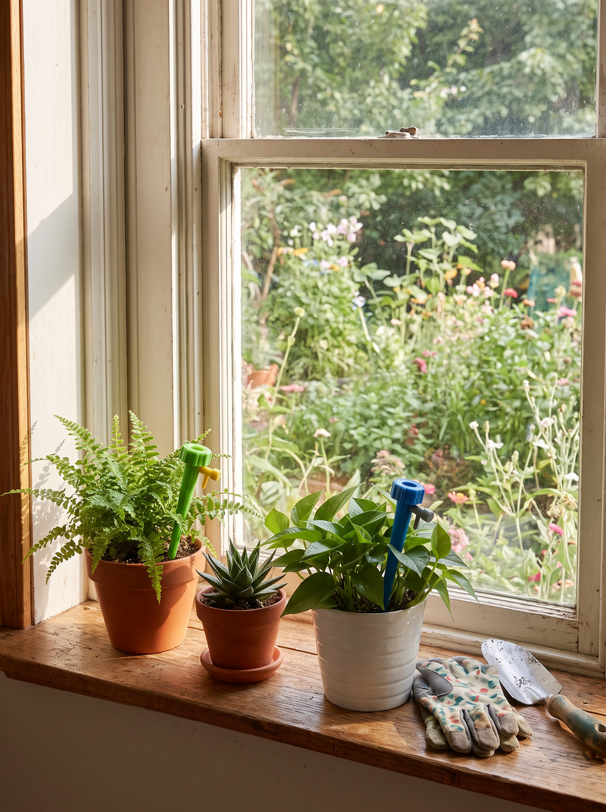 Automatic Plant Watering Spikes lifestyle 2