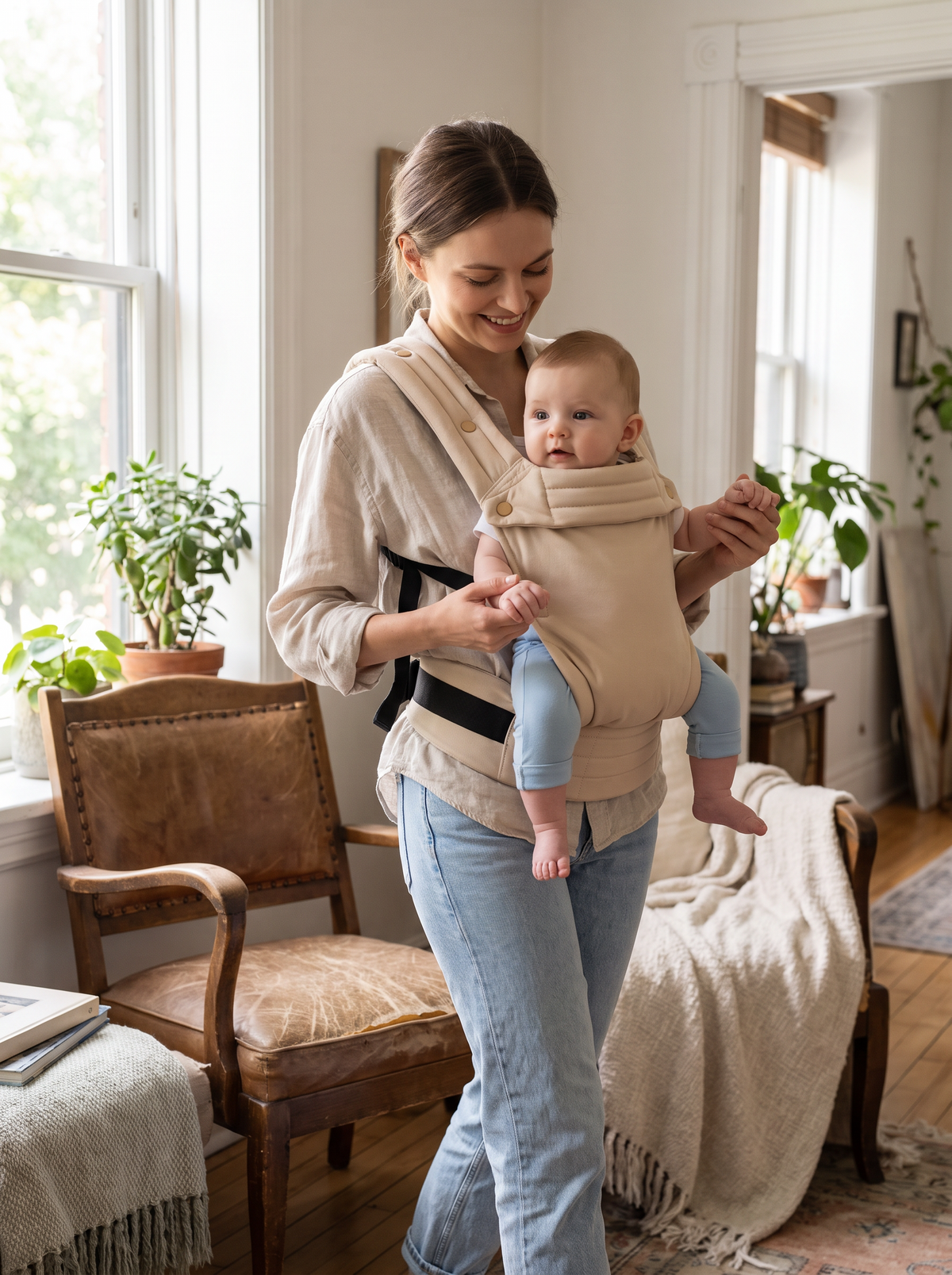 Adjustable Baby and Toddler Carrier lifestyle 3