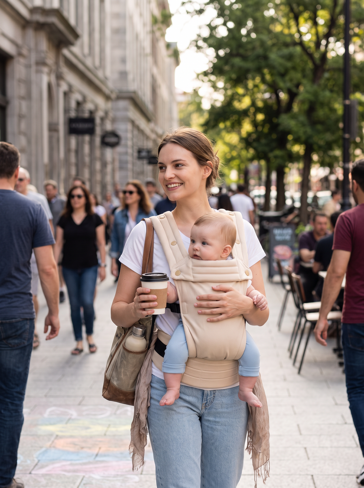 Adjustable Baby and Toddler Carrier lifestyle 2