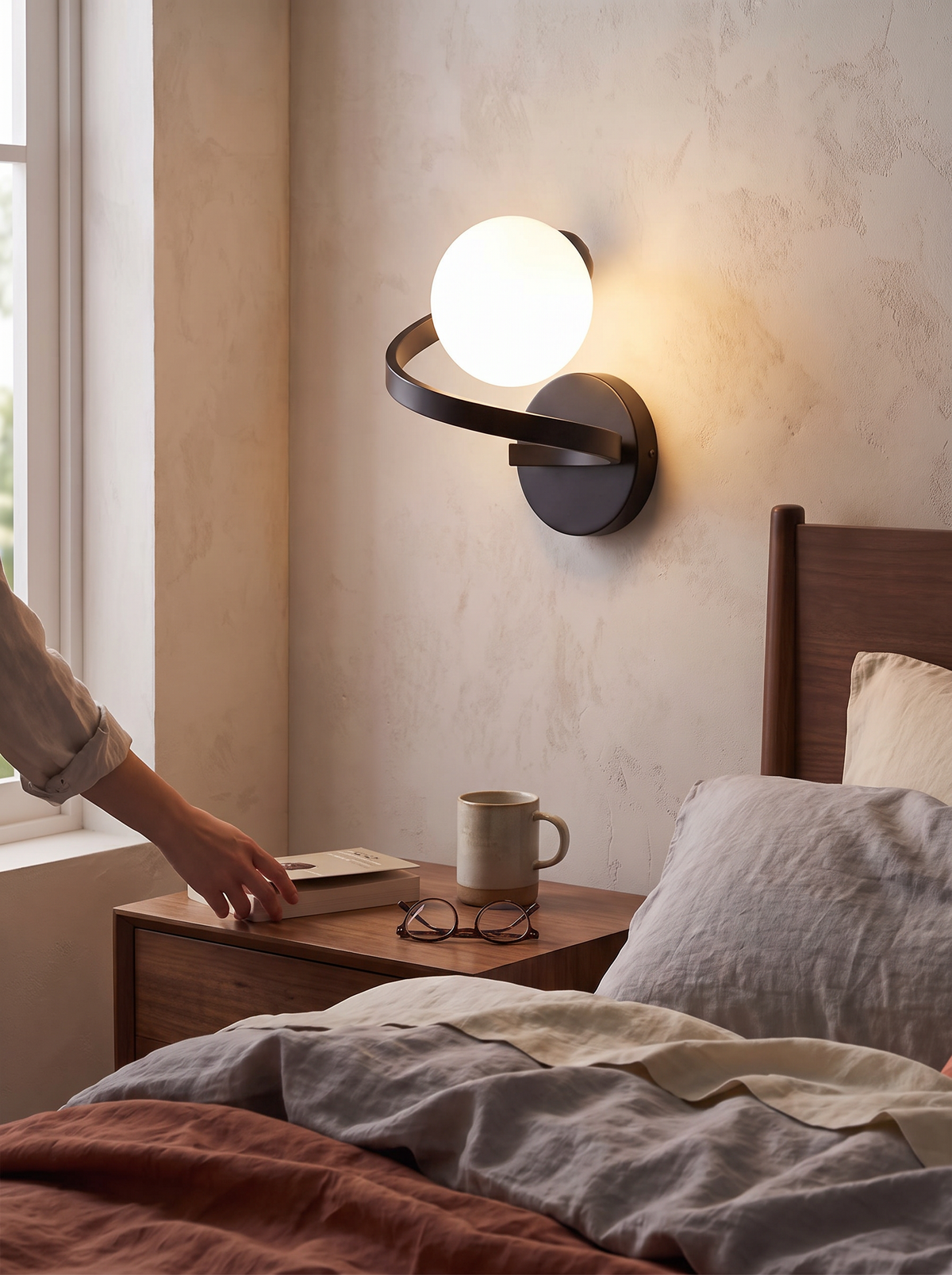 Astra Dual Globe Wall Light lifestyle 3