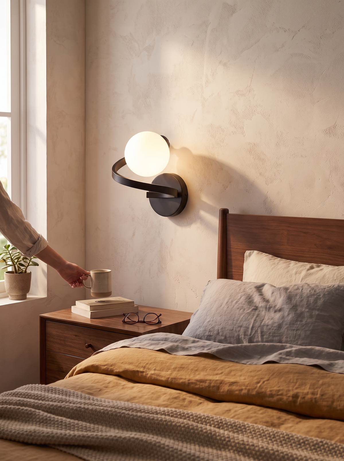 Astra Dual Globe Wall Light lifestyle 2