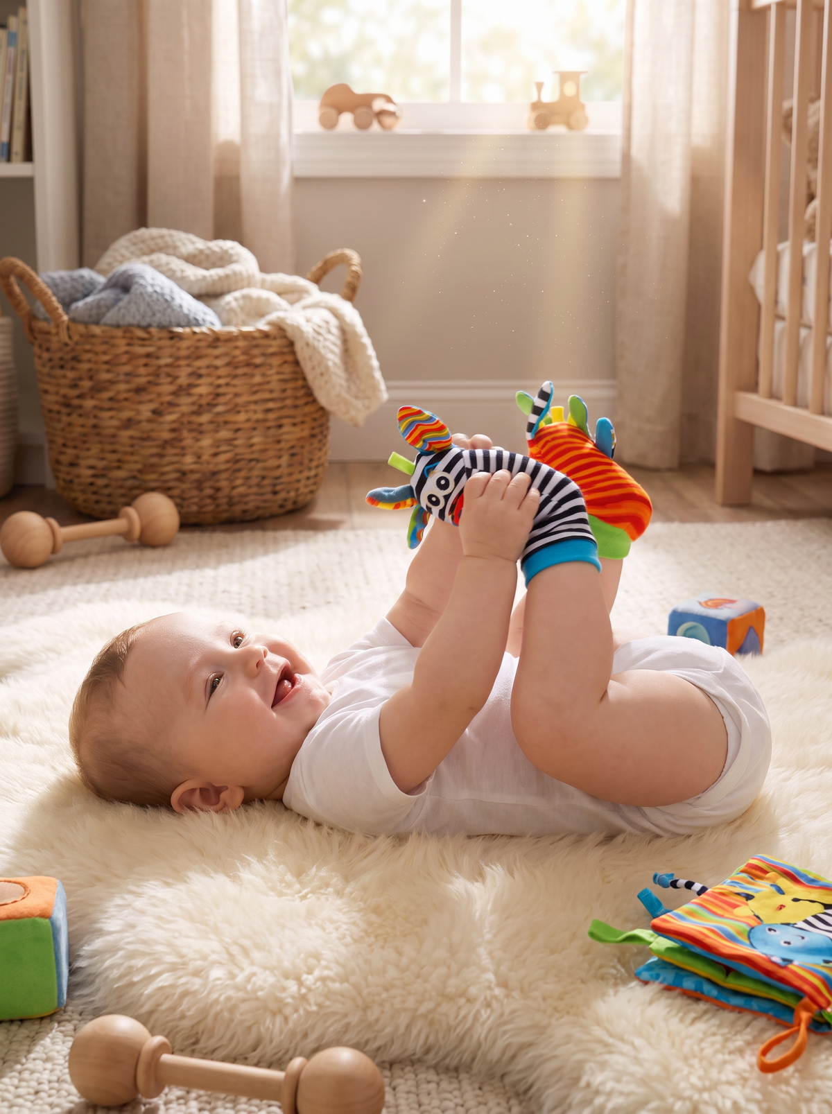 Plush Sensory Socks and Wristbands lifestyle 1
