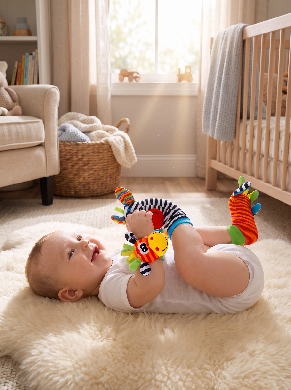 Plush Sensory Socks and Wristbands lifestyle 2